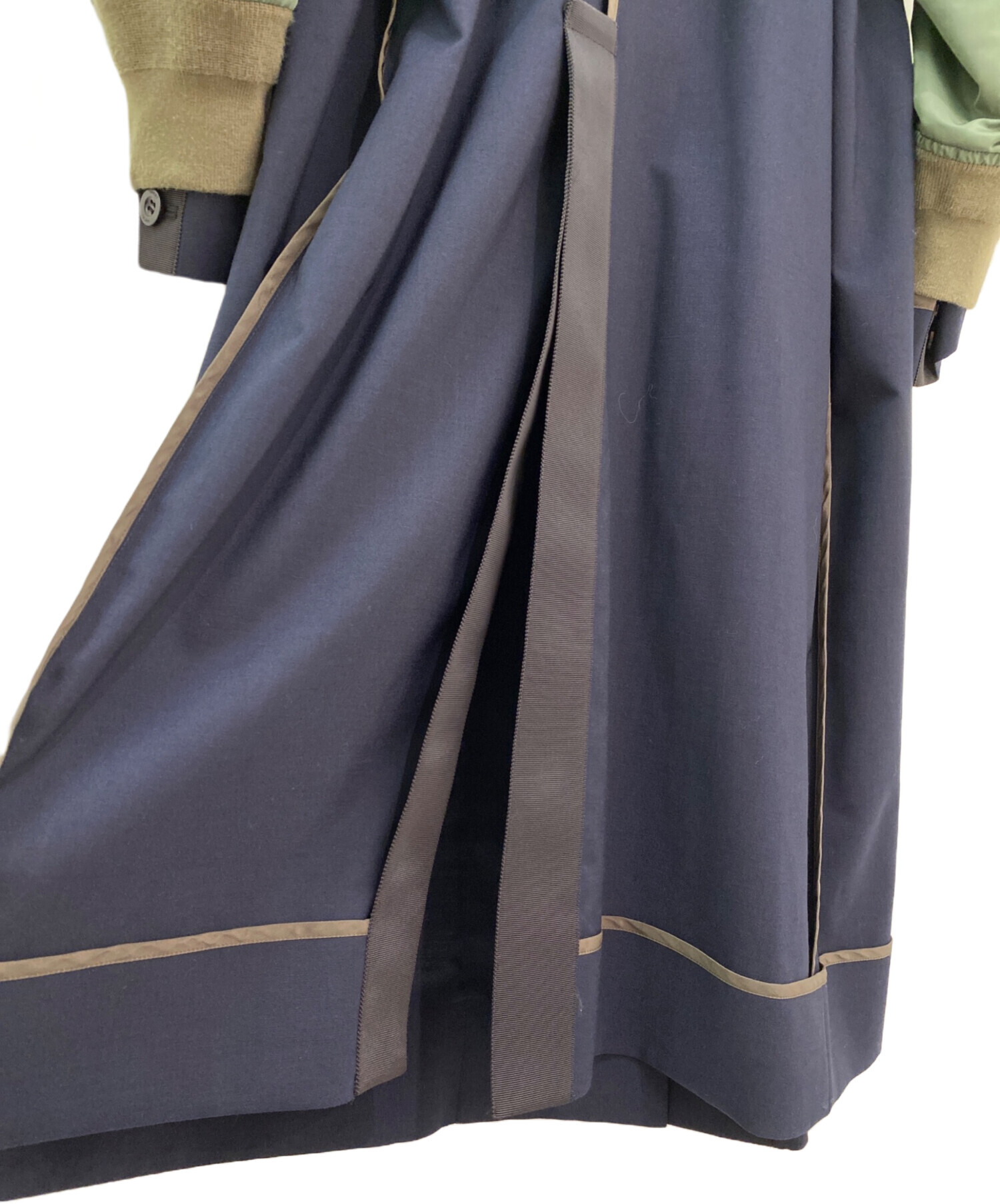 中古・古着通販】sacai (サカイ) MA-1ドッキングコート オリーブ