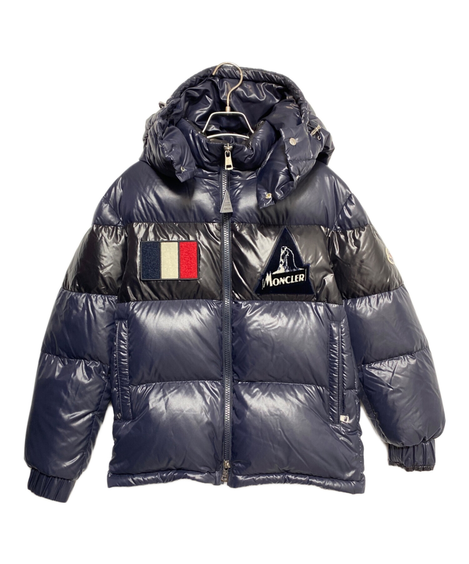 訳アリMONCLER モンクレール☆GRIVE サイズ3 ネイビー MONCLER（モンクレール） FREY フレイ ダウンジャケット ネイビー