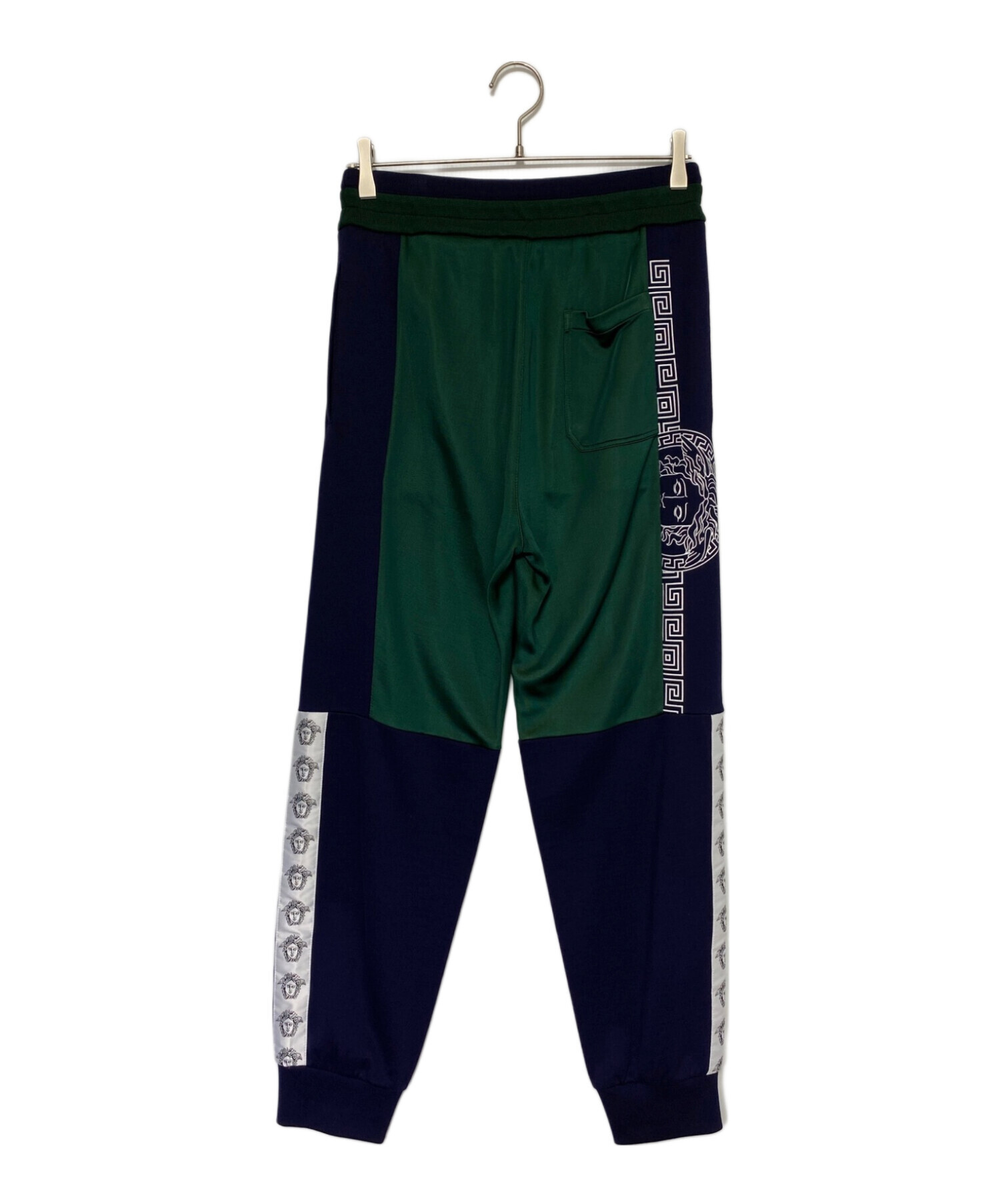 中古・古着通販】VERSACE (ヴェルサーチ) ロゴトラックパンツ グリーン