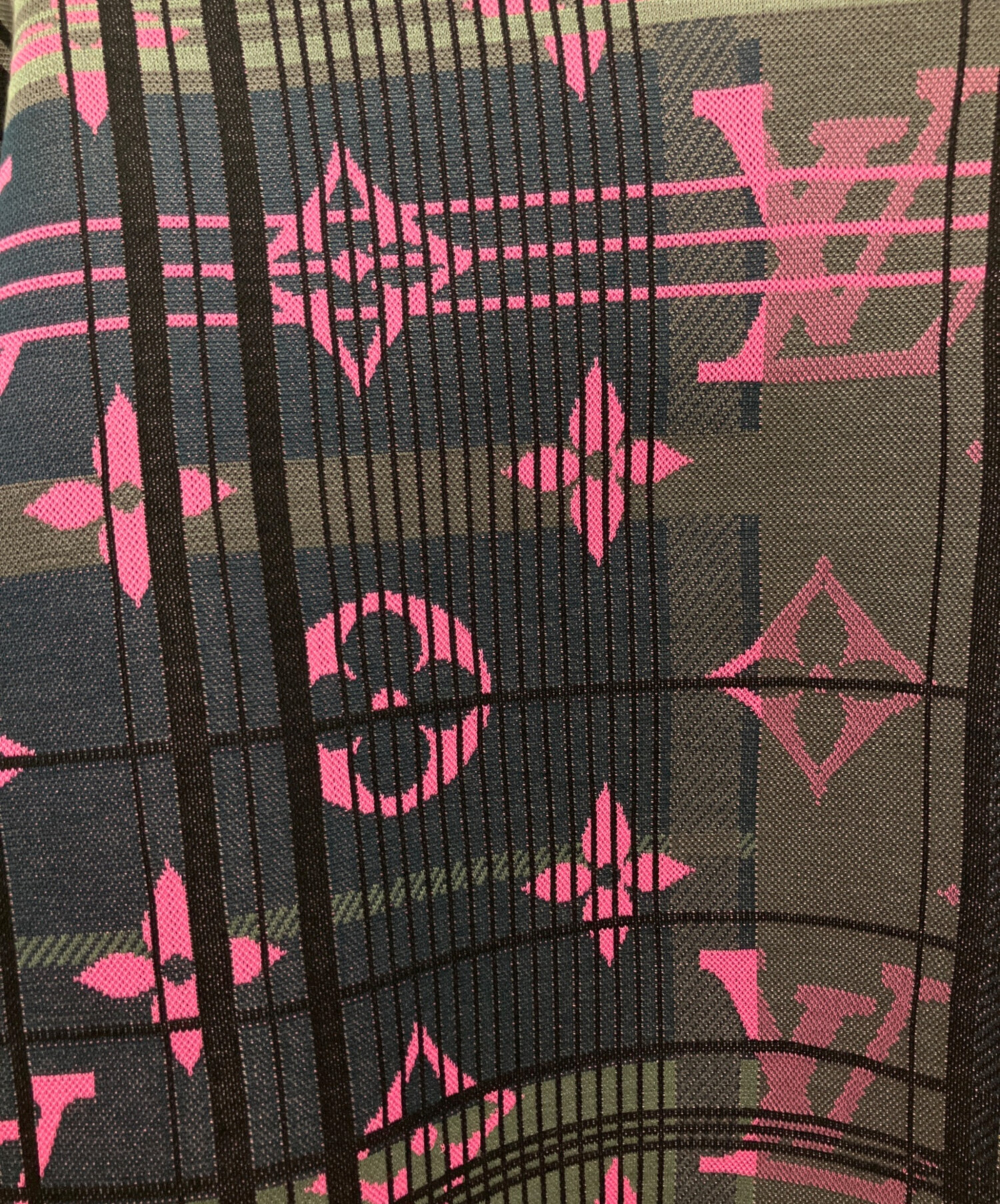 LOUIS VUITTON カシミヤマフラー グレー/ピンク img_0170.jpg