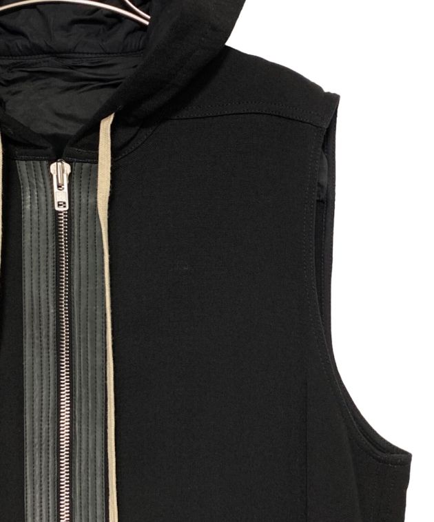 rick owens ノースリーブロング丈パーカー 中古・古着通販】RICK OWENS (リックオウエンス) ノースリーブジップ