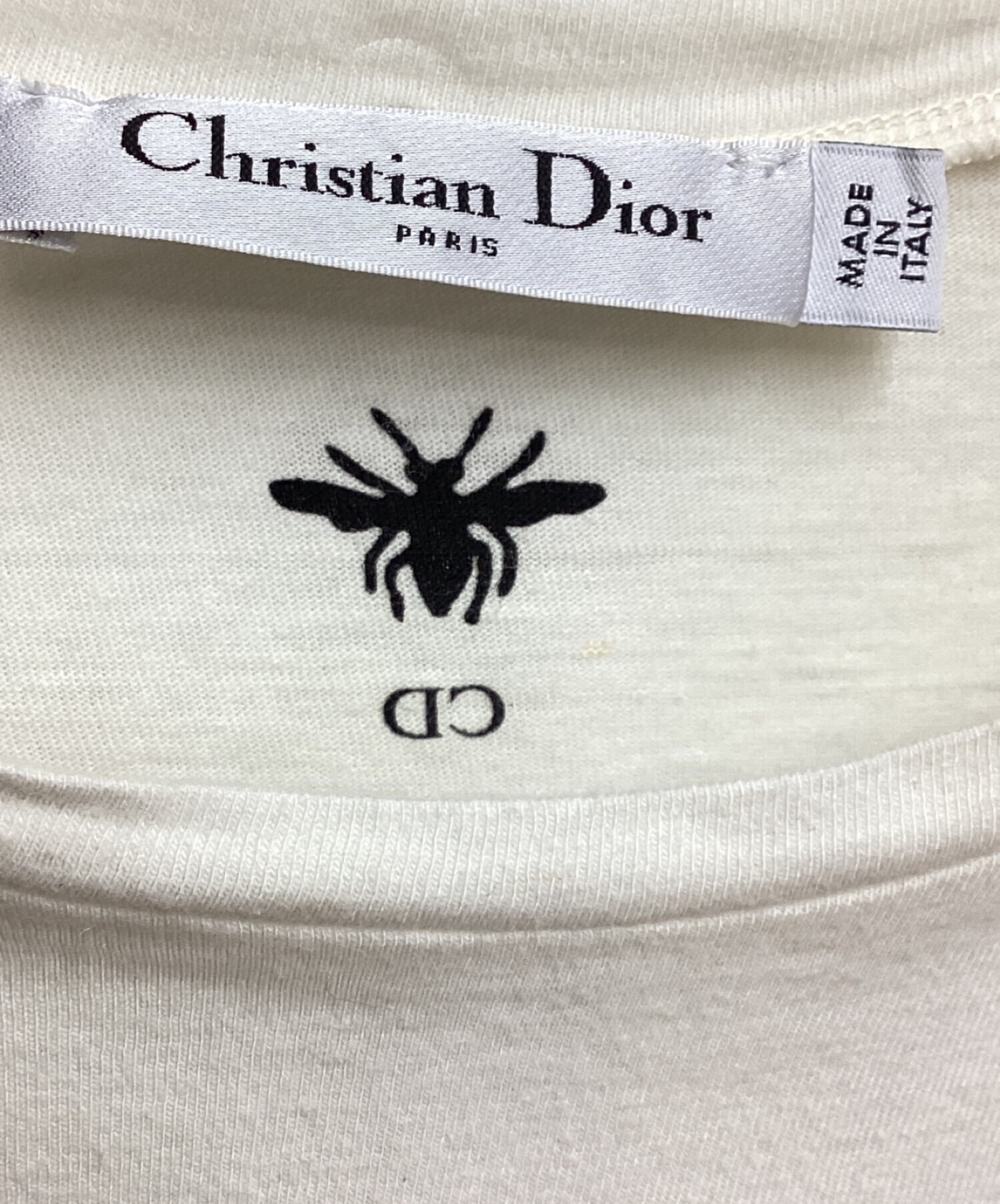 クリスチャンディオール CHRISTIAN DIOR 7E23503TA428 Tシャツ 中古・古着通販】Christian Dior (クリスチャン ディオール) ロゴT