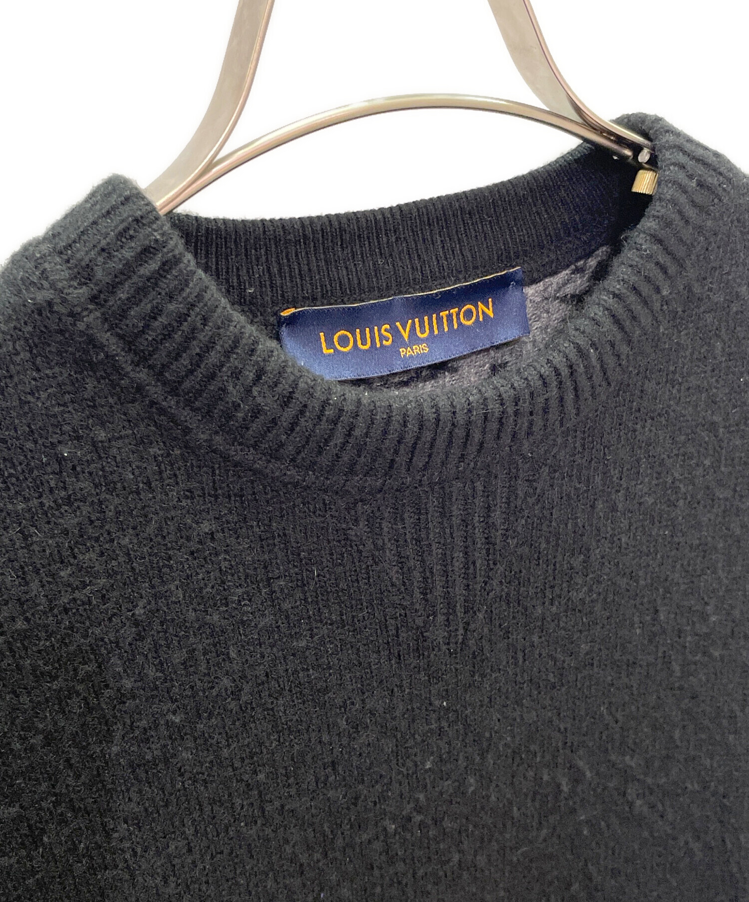 LOUIS VUITTON 19AW ハーフモノグラム ニット - 中古・古着通販LOUIS 