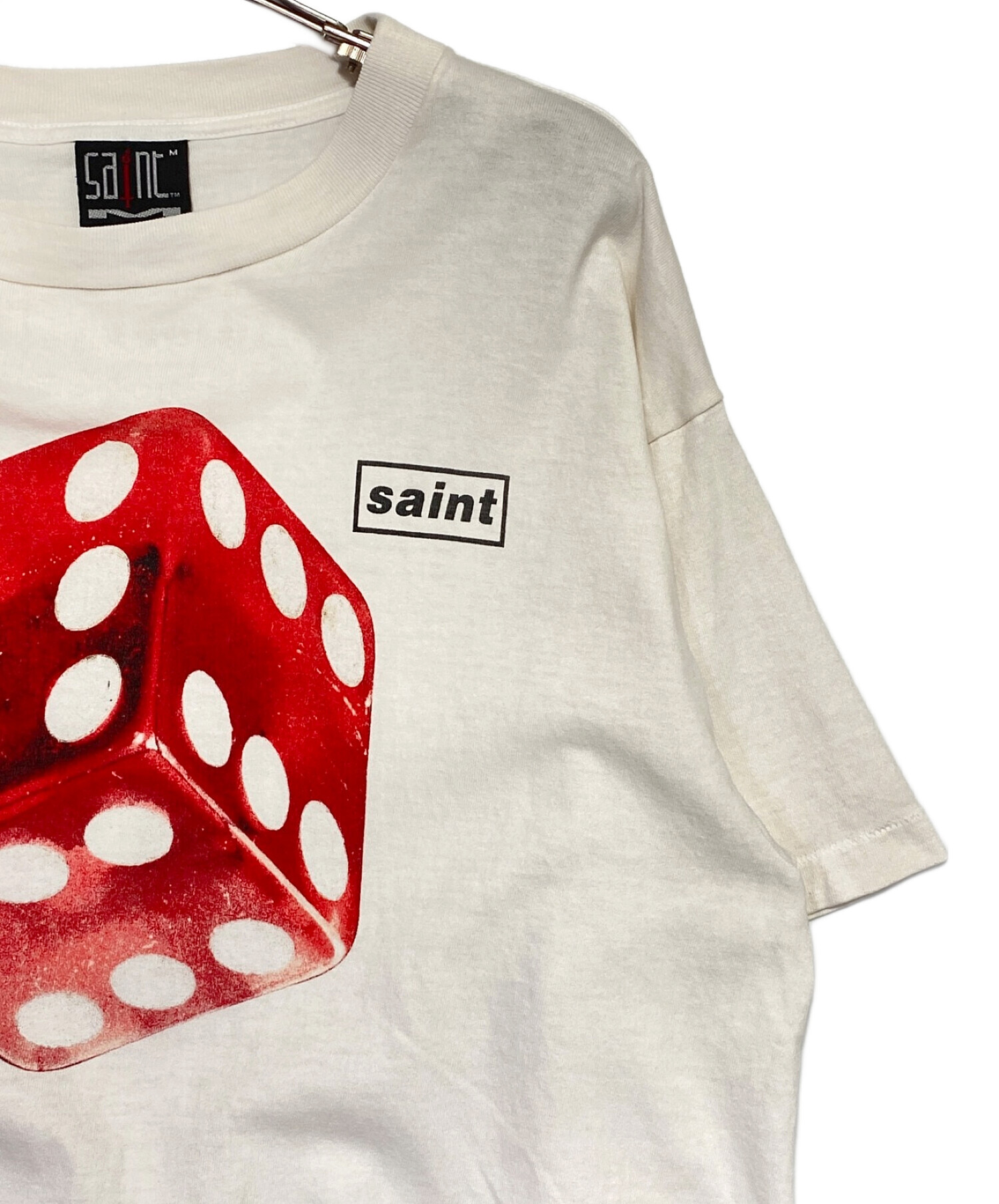 希少 美品 セントマイケル DICE プリント デザイン ロング Tシャツ M