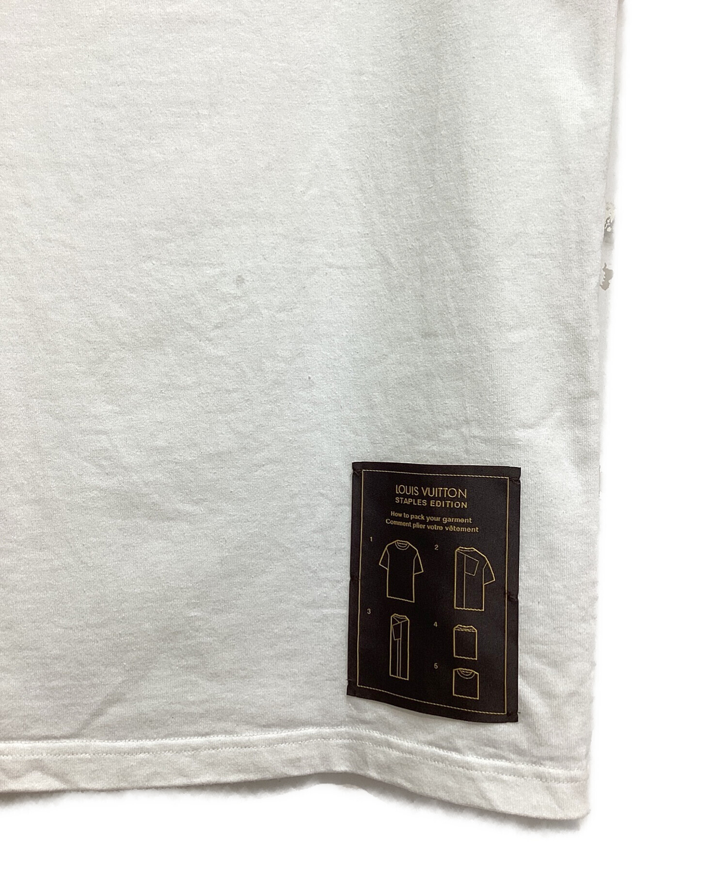 【値下げ】ルイヴィトン 半袖カットソー インサイドアウト ロゴプリント 白 М 中古・古着通販】LOUIS VUITTON (ルイ ヴィトン) インサイドアウトT