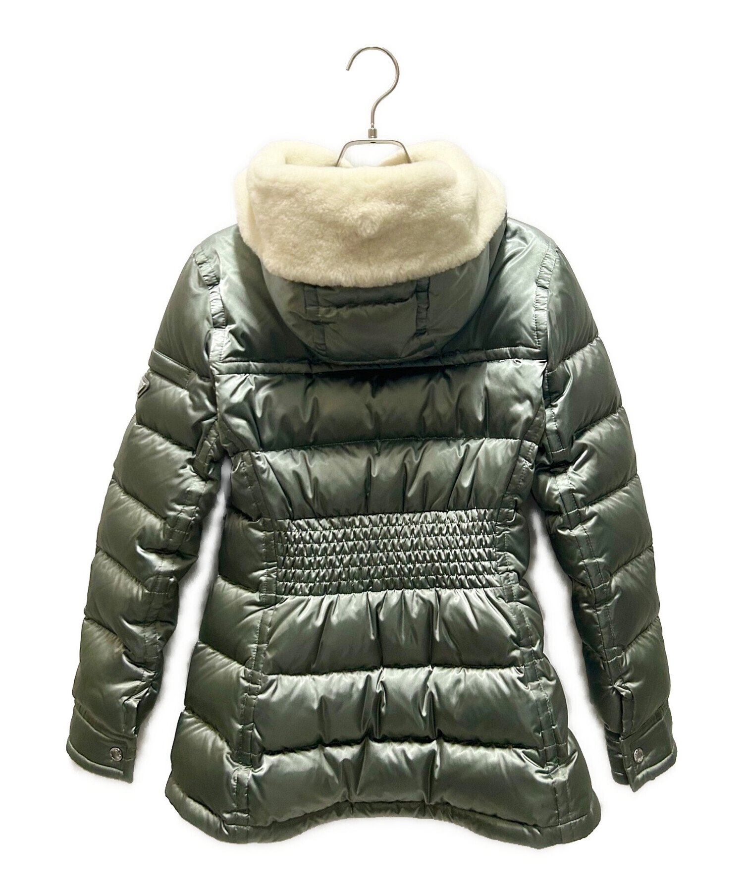 中古・古着通販】PRADA (プラダ) Fur hood down jacket ファーフード 