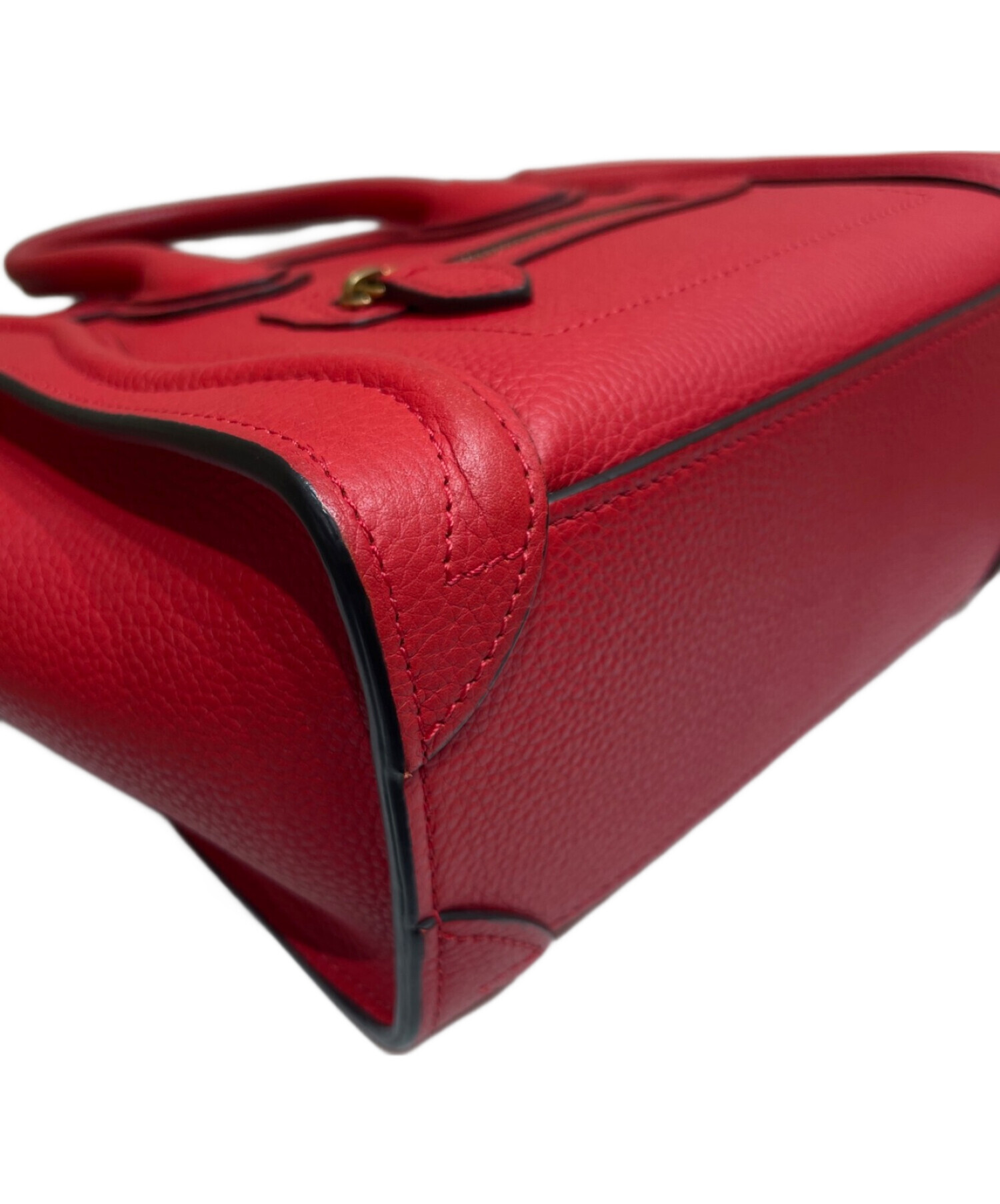 中古・古着通販】CELINE (セリーヌ) ラゲージナノショッパー レッド 