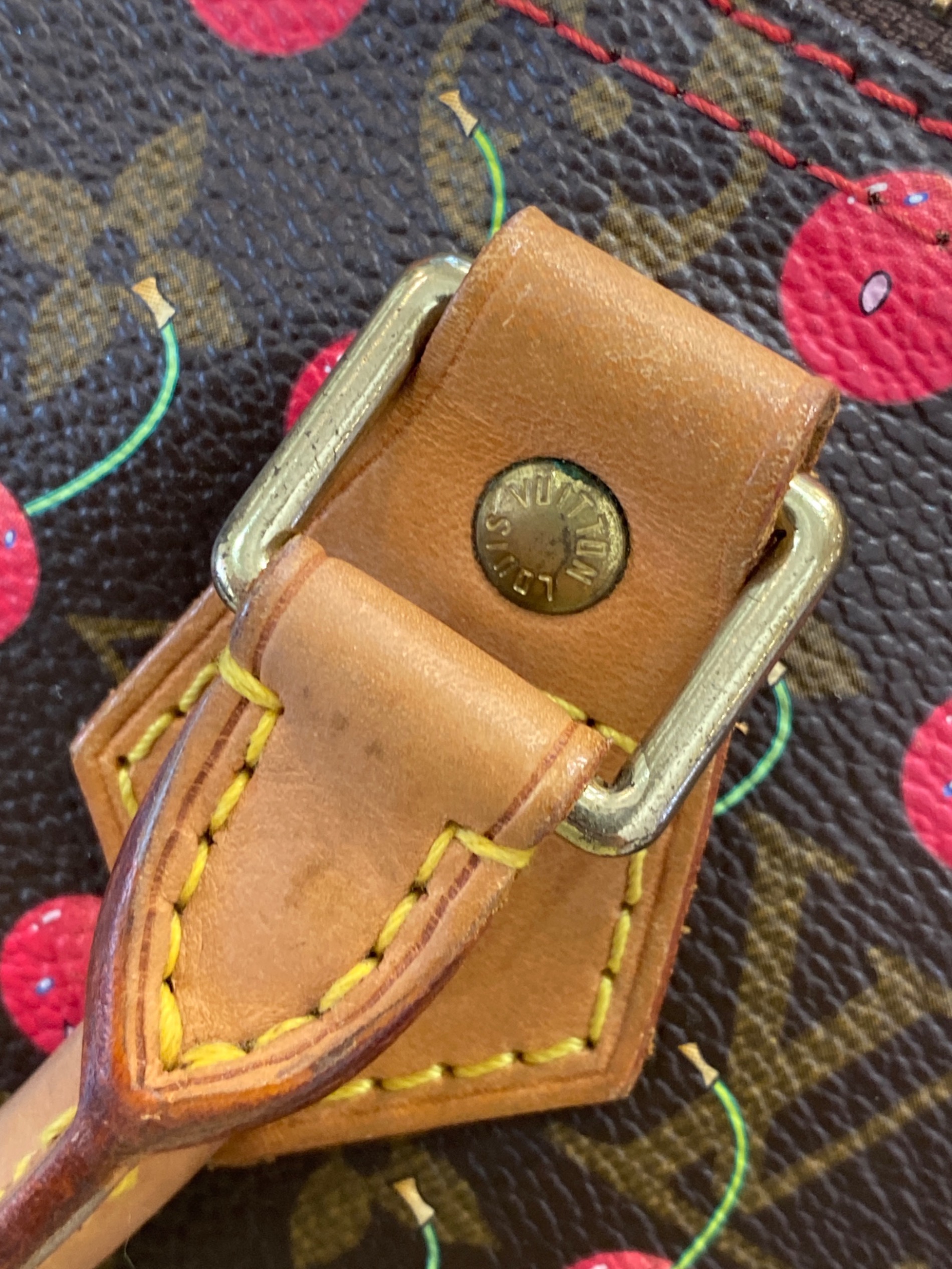 【PSA10】中 茶色 Cherry ルイヴィトン 非売品 LVx村上隆 LOUIS VUITTON ルイヴィトン コンパクトジップ 村上隆コラボ