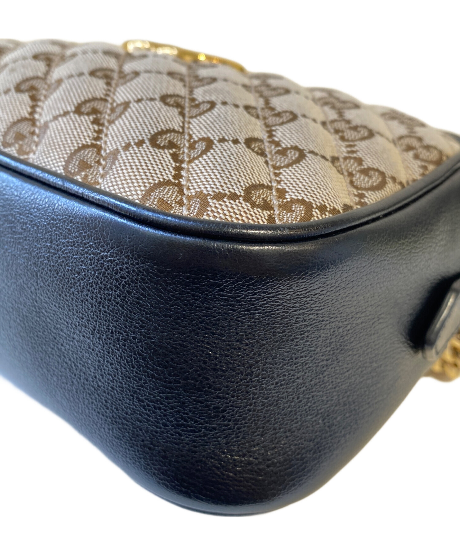 中古・古着通販】GUCCI (グッチ) GGマーモント キルティング スモール