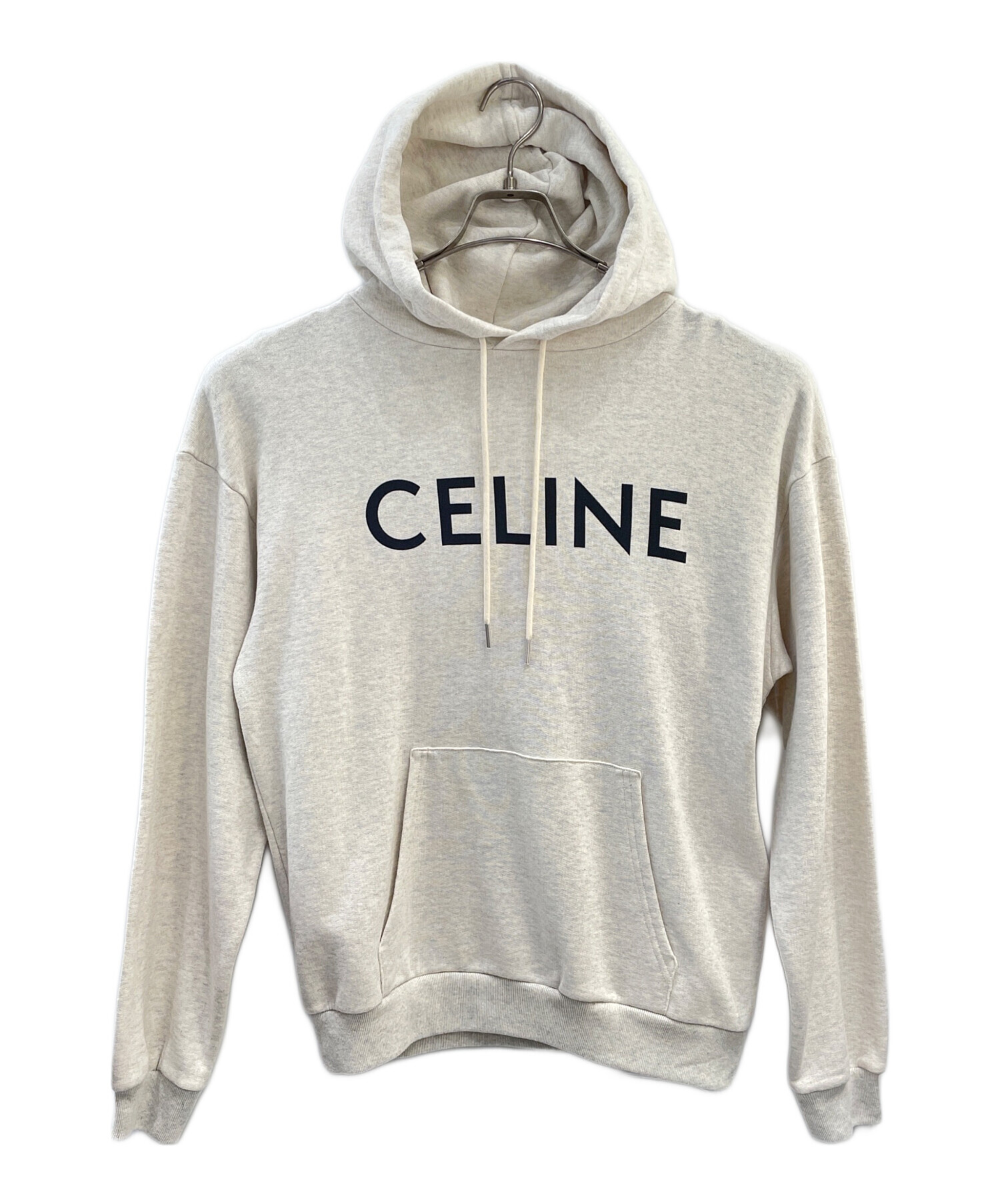 中古・古着通販】CELINE (セリーヌ) ロゴパーカー アイボリー サイズ 