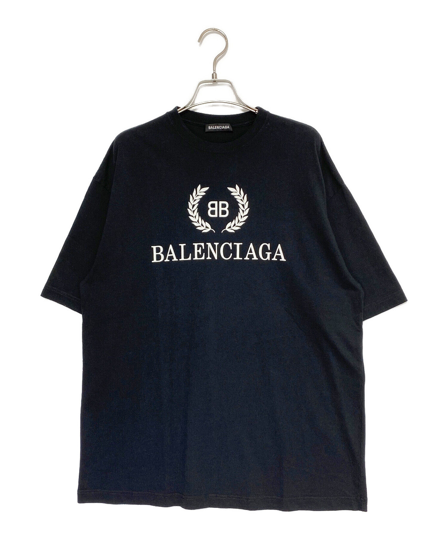 中古・古着通販】BALENCIAGA (バレンシアガ) ロゴTシャツ ブラック