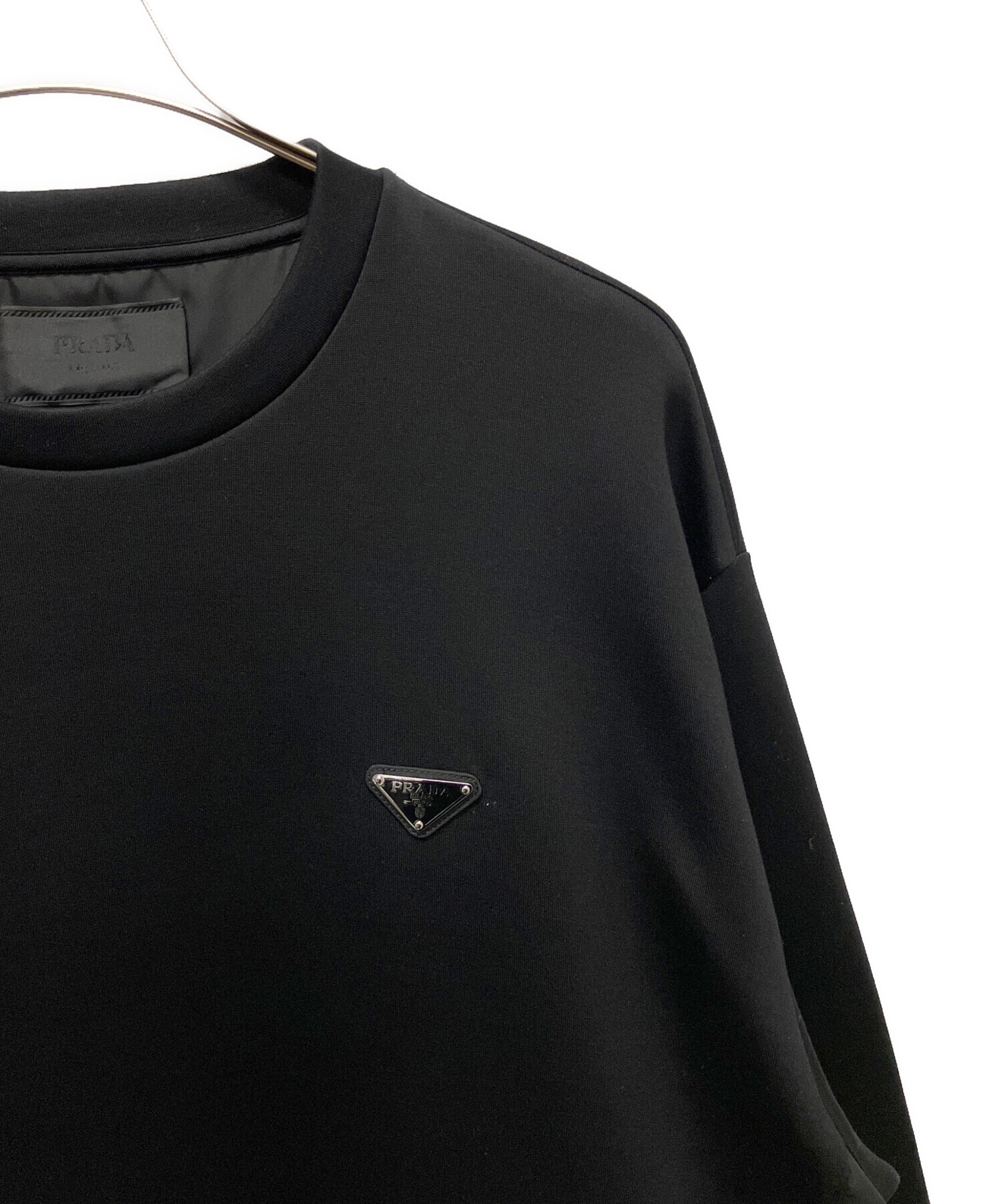 中古・古着通販】PRADA (プラダ) テクニカルコットンロゴスウェット 