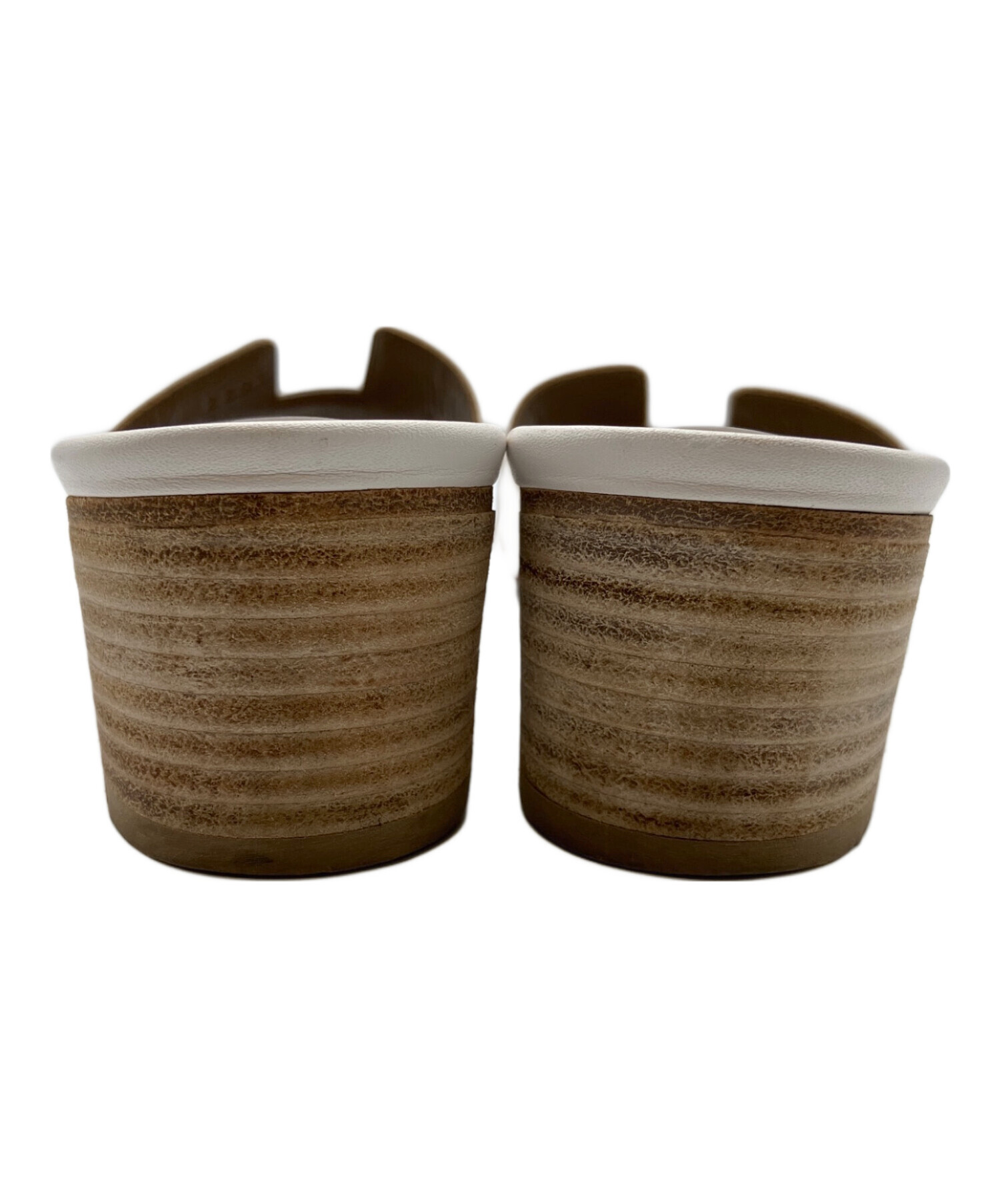 中古・古着通販】HERMES (エルメス) オアジス ホワイト サイズ:36 1/2