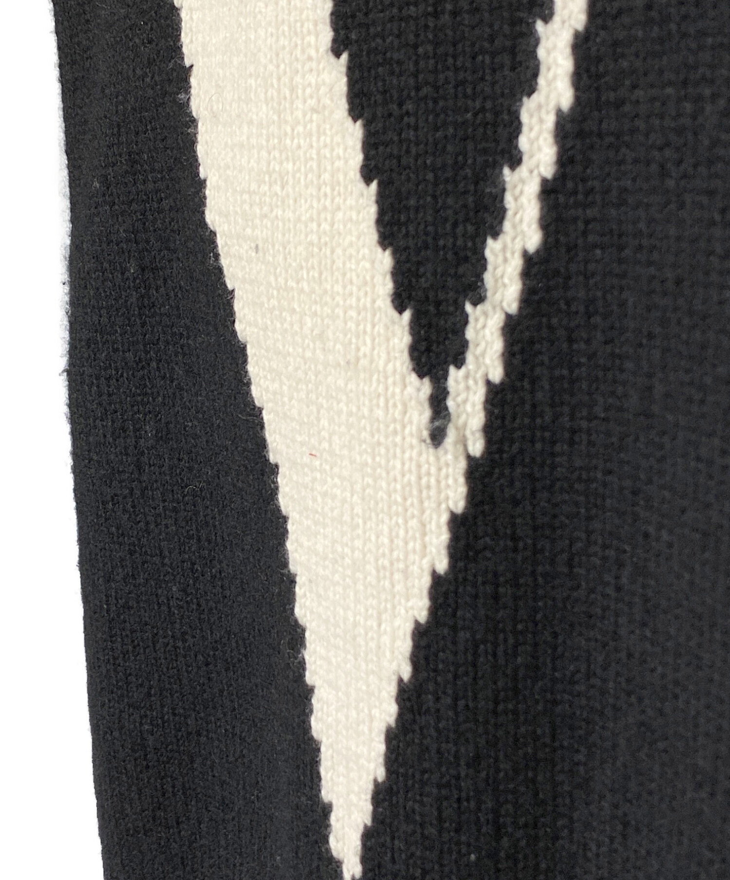 中古・古着通販】VALENTINO (ヴァレンティノ) ロゴニット ブラック