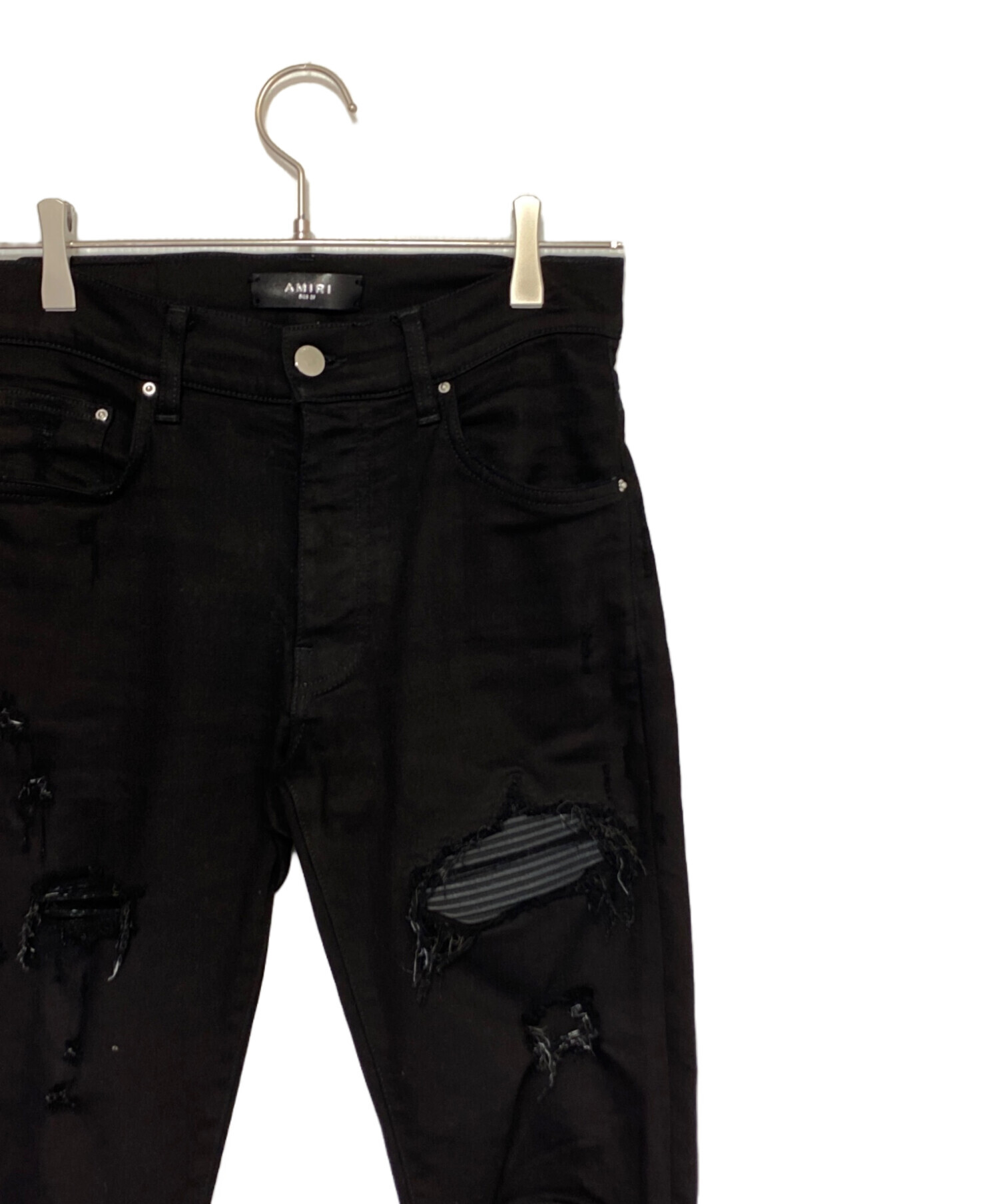 中古・古着通販】AMIRI (アミリ) MX1 蛇腹ダメージ加工 ボタンフライ