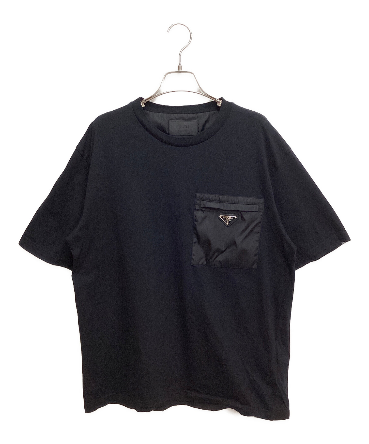 中古・古着通販】PRADA (プラダ) トライアングルロゴポケットTシャツ 