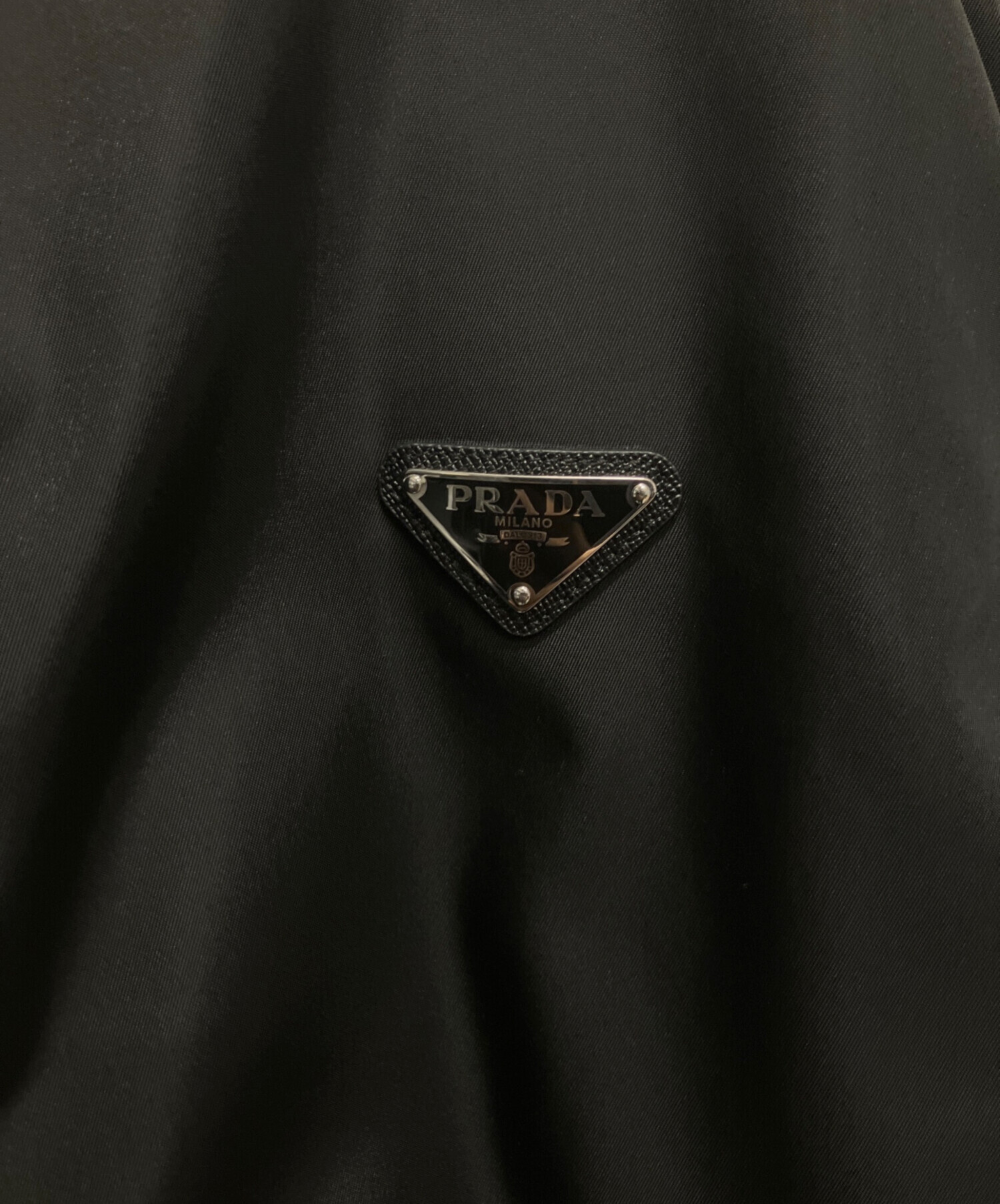 中古・古着通販】PRADA (プラダ) ReNylonボンバージャケット ブラック