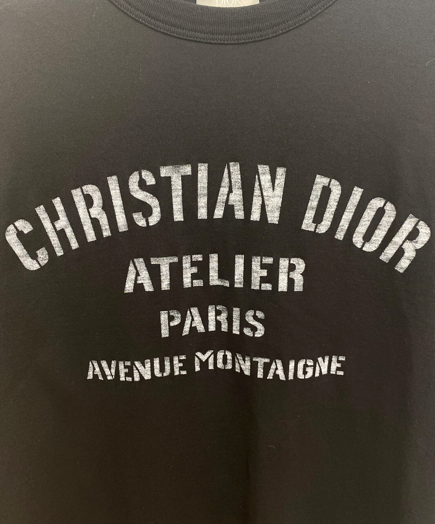 中古・古着通販】DIOR (ディオール) アトリエTシャツ ブラック サイズ 