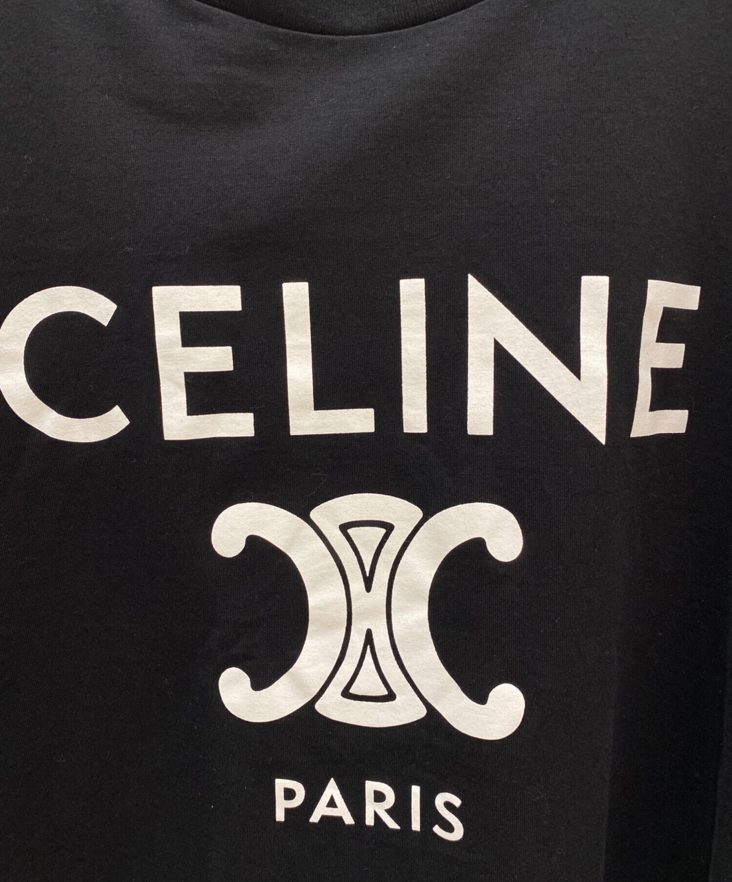 中古・古着通販】CELINE (セリーヌ) クロップドトリオンフTシャツ 