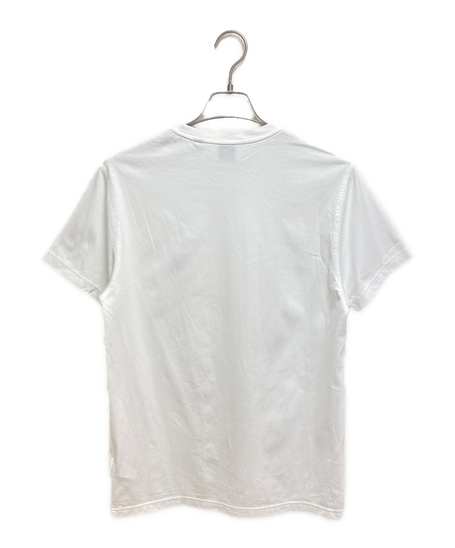 中古・古着通販】BURBERRY (バーバリー) ロゴTシャツ ホワイト サイズ 