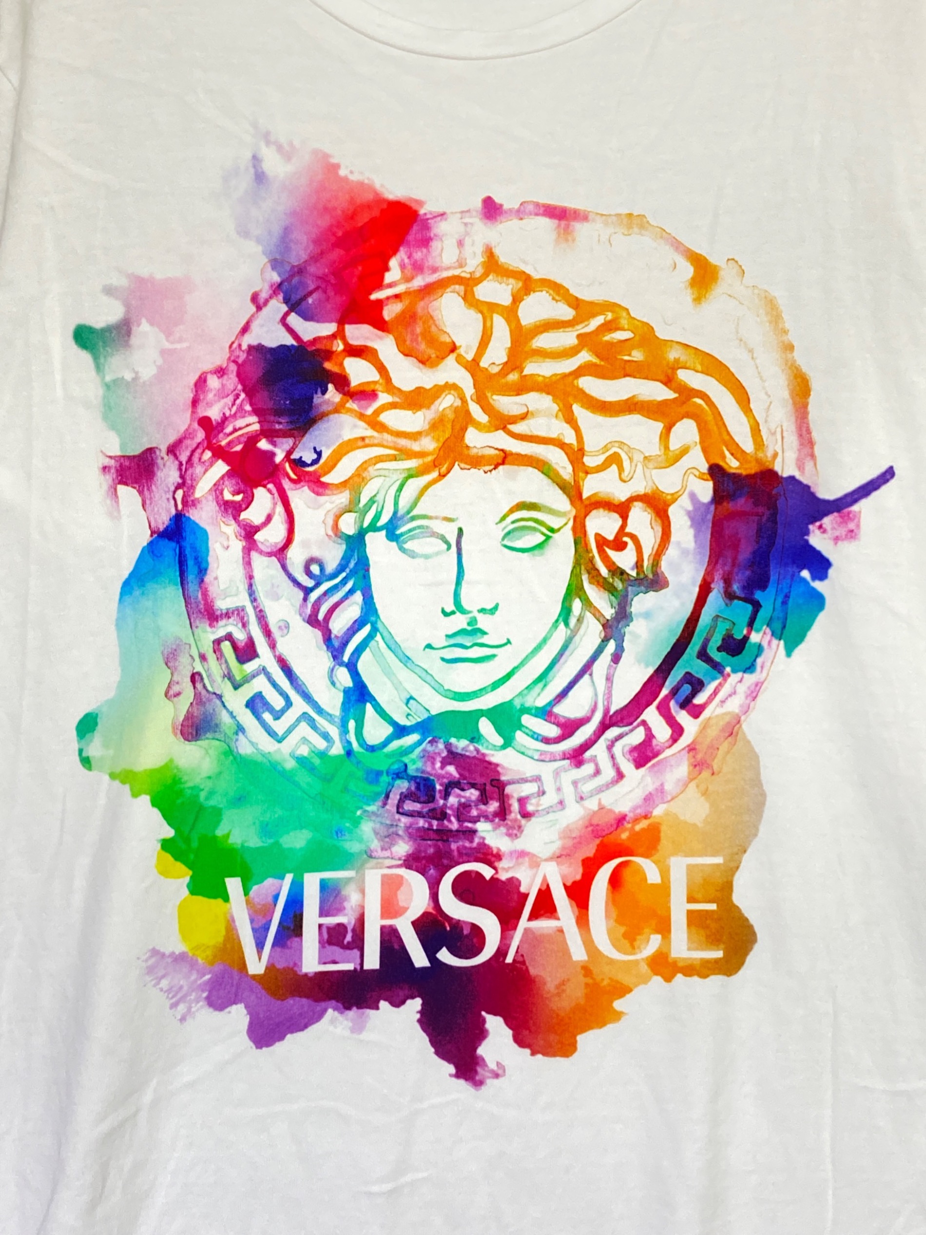 中古・古着通販】VERSACE (ヴェルサーチ) メデューサプリントTシャツ