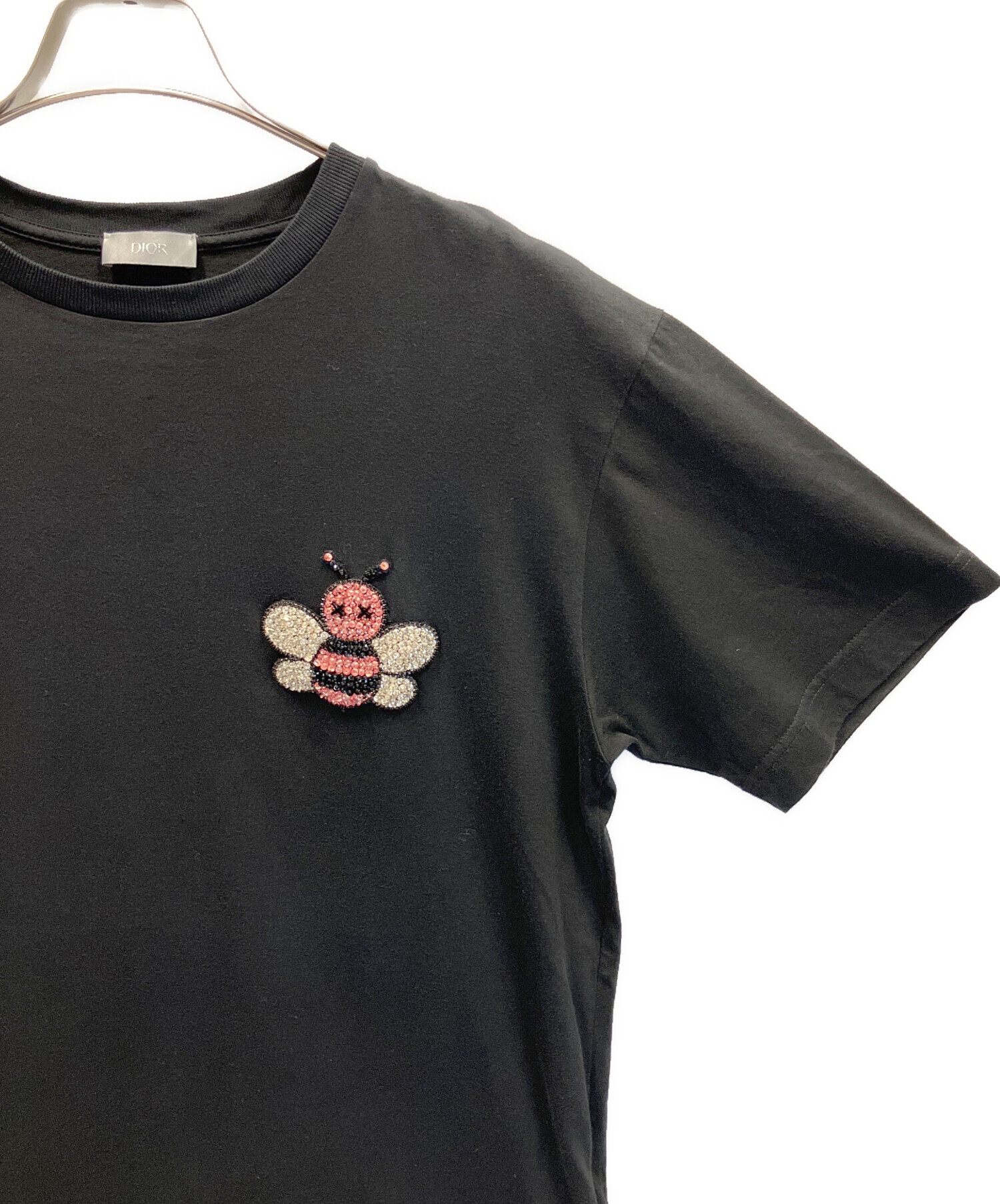 中古・古着通販】Dior (ディオール) KAWS BEE TEE ブラック サイズ 