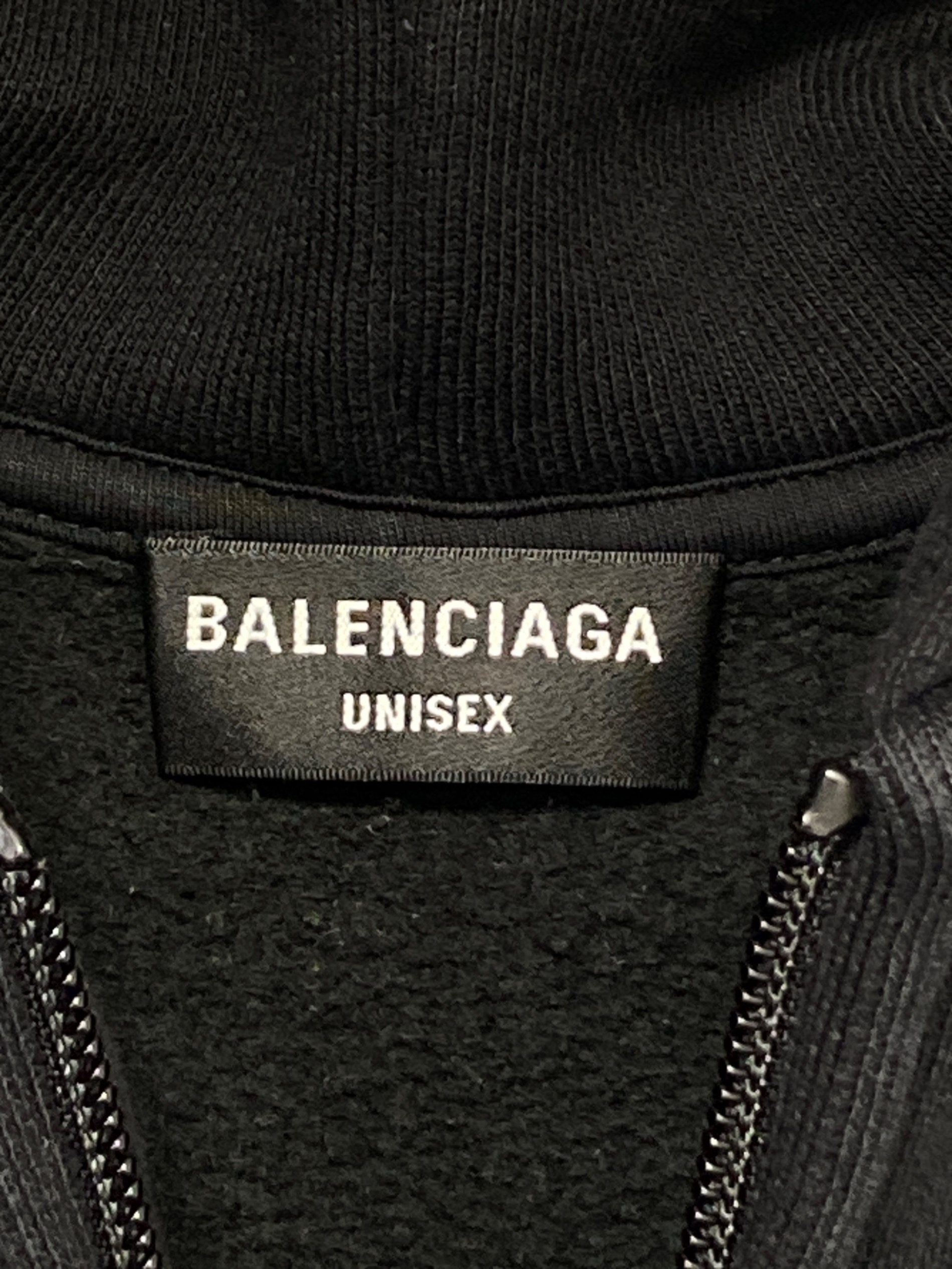 中古・古着通販】BALENCIAGA (バレンシアガ) バックロゴジップパーカー
