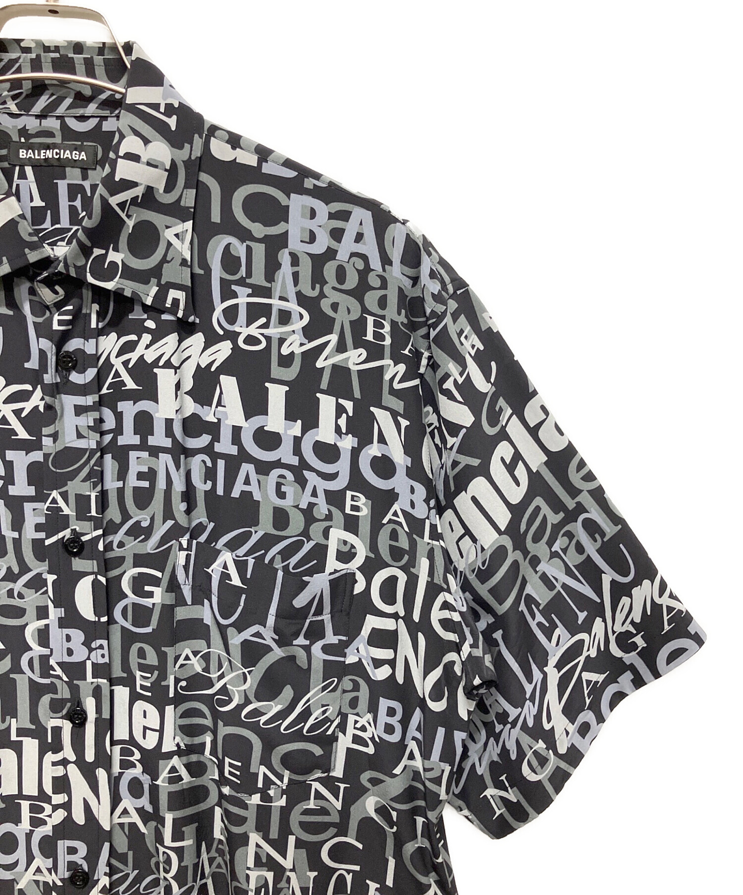 中古・古着通販】BALENCIAGA (バレンシアガ) オーバーサイズロゴ総柄