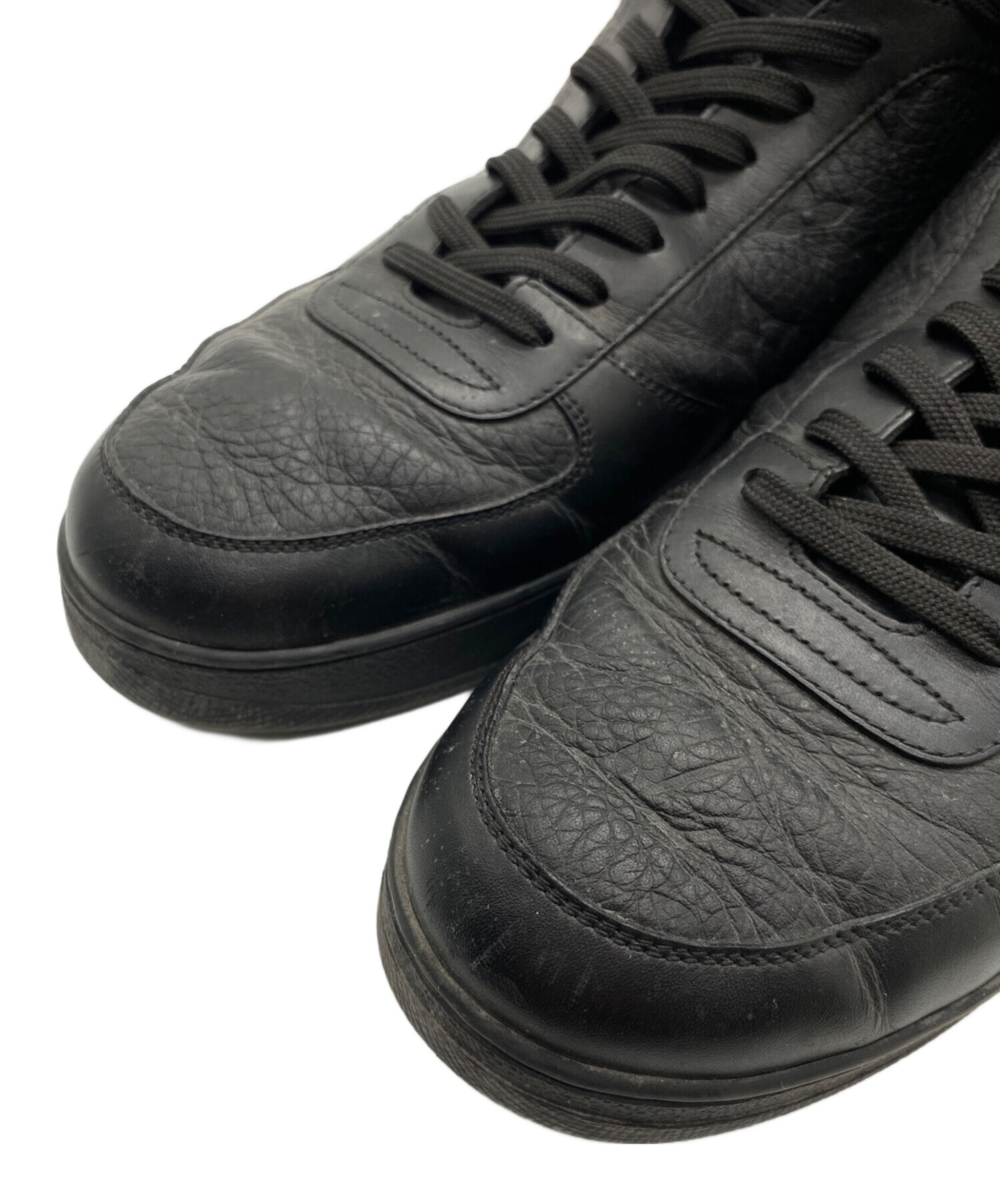 LOUIS VUITTON ブラックスニーカーサイズ7.5