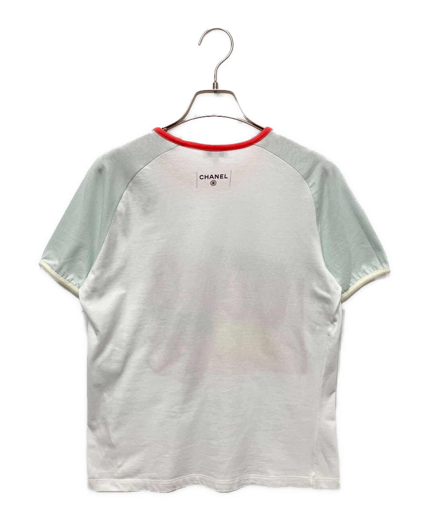 中古・古着通販】CHANEL (シャネル) COCO CUBA Tシャツ ホワイト