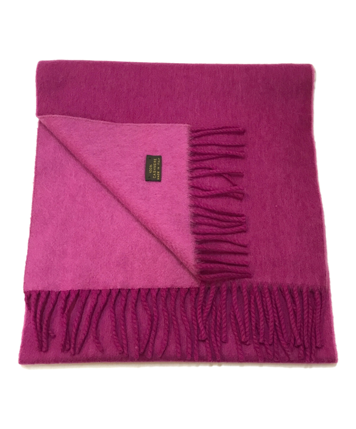 ロロピアーナ　カシミヤ100%　マフラー　ピンク 中古・古着通販】LORO PIANA (ロロピアーナ) カシミヤマフラー ピンク