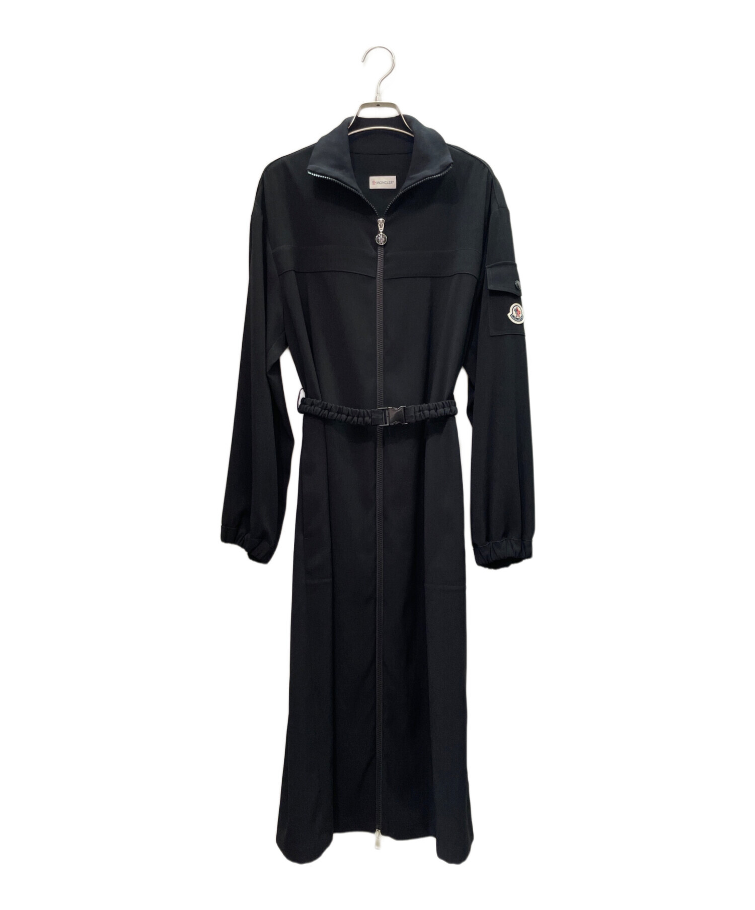 【美品】モンクレール ABITO ワンピース チュニック　ブラック　152cm 中古・古着通販】MONCLER (モンクレール) ABITO シャツ ドレス