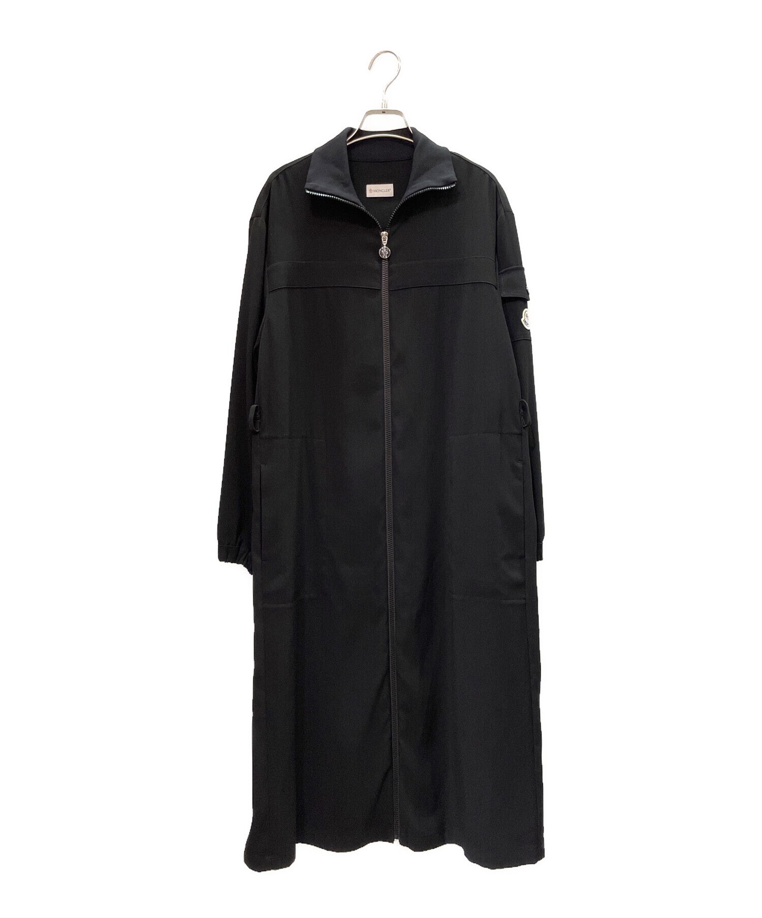 【美品】モンクレール ABITO ワンピース チュニック　ブラック　152cm 中古・古着通販】MONCLER (モンクレール) ABITO シャツ ドレス