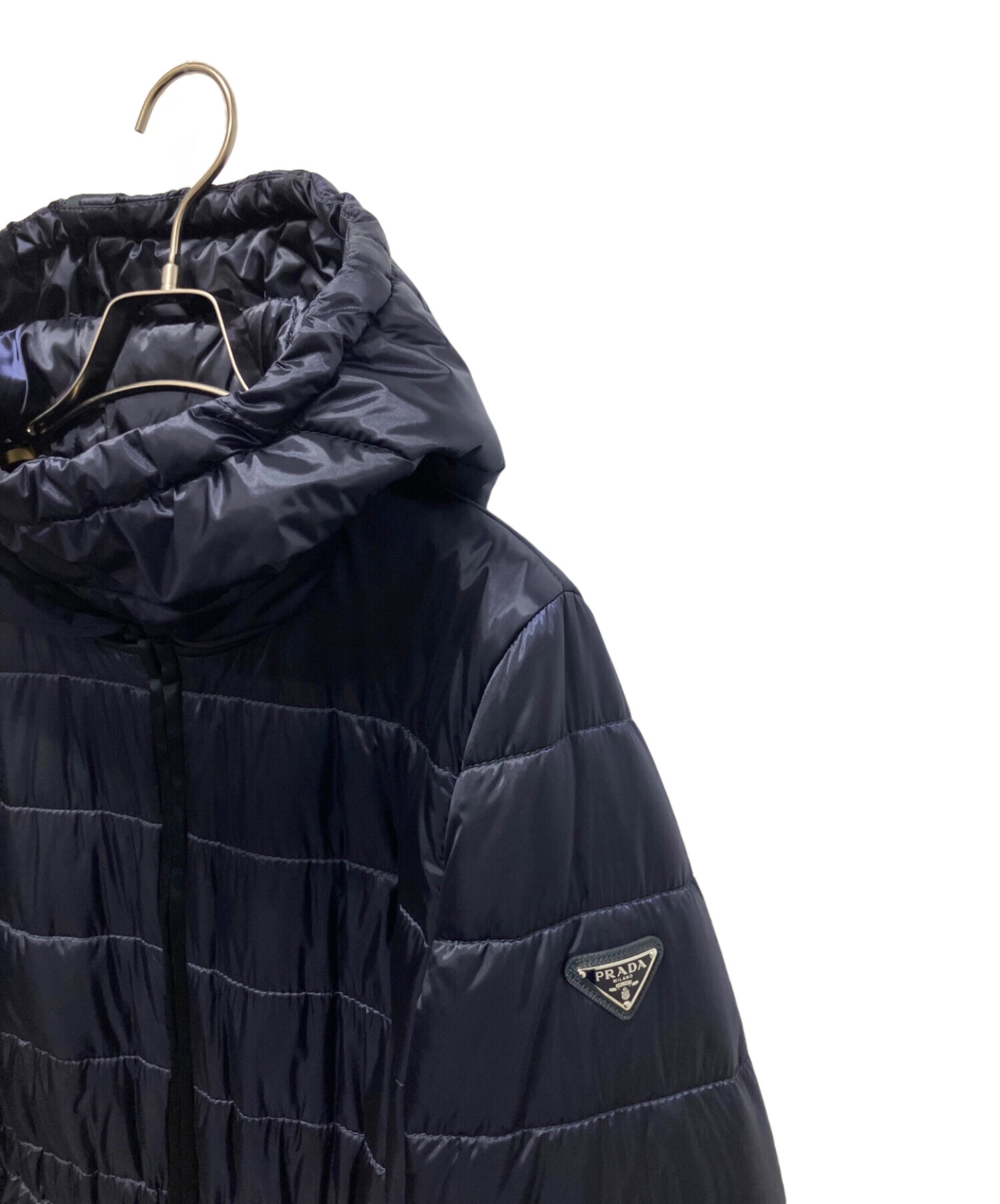 中古・古着通販】PRADA (プラダ) トライアングルロゴ中綿ジャケット 