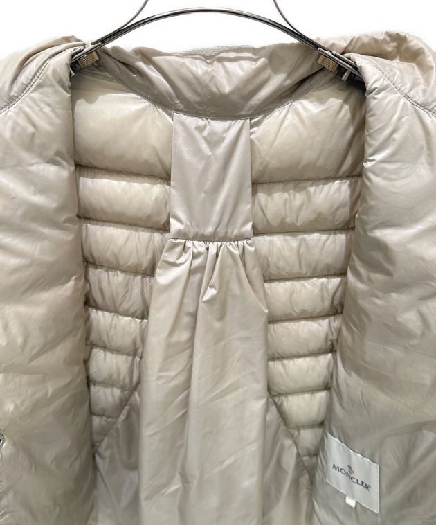 中古・古着通販】MONCLER (モンクレール) ダウンベスト ベージュ