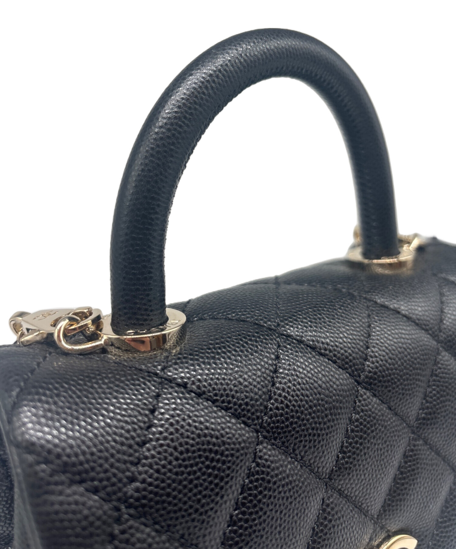中古・古着通販】CHANEL (シャネル) ココハンドル 19 XXS ブラック