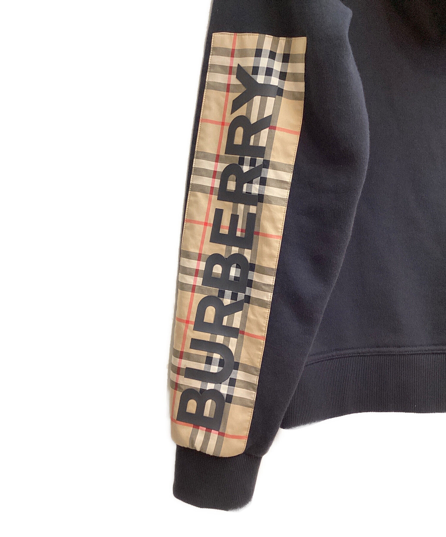 BURBERRY　バーバリー✬ノバチェック柄シンプルパーカー BURBERRY（バーバリー） パーカー フーディー ノバチェック ロゴ