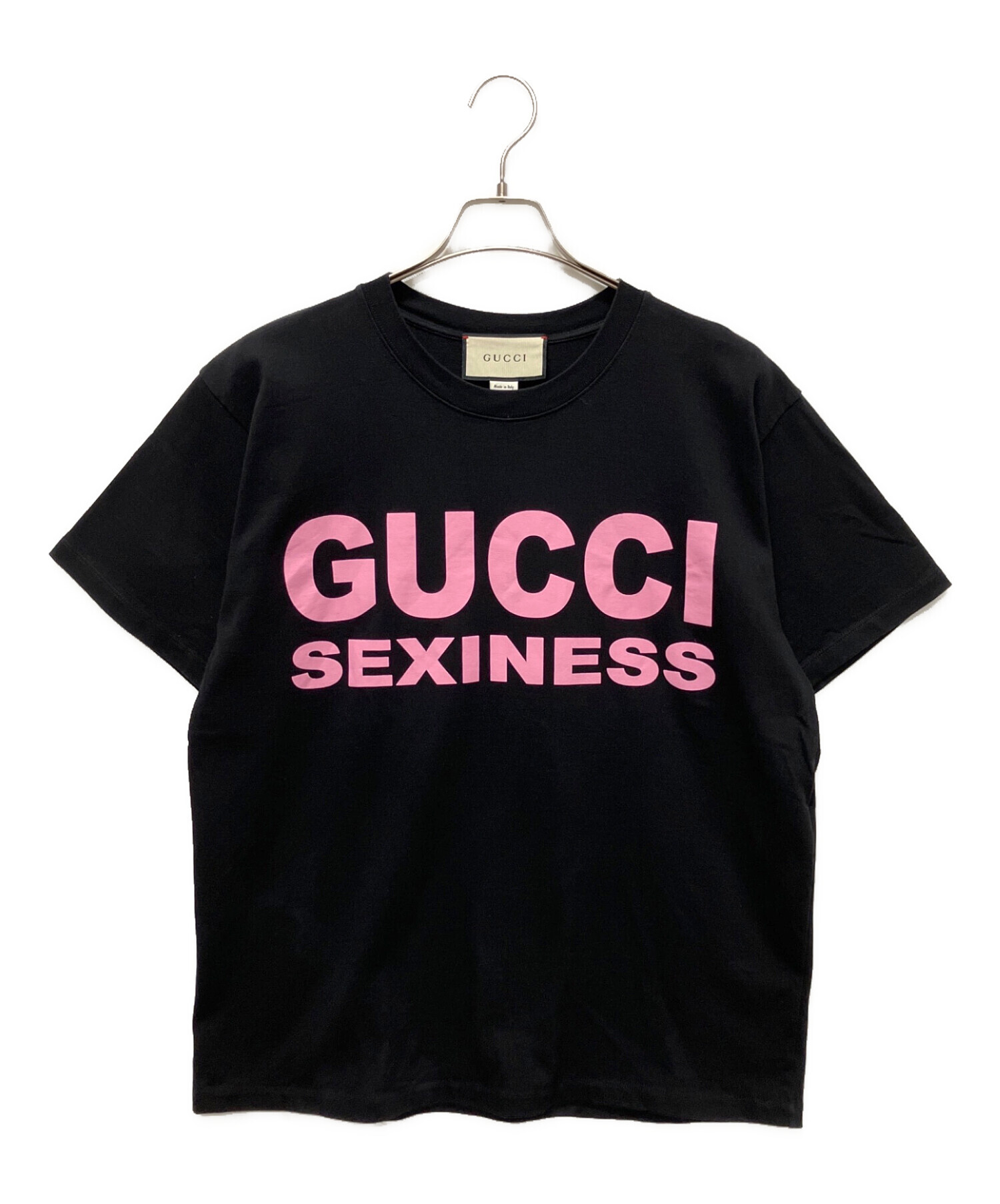 中古・古着通販】GUCCI (グッチ) SEXINESS Tシャツ ブラック サイズ:XS 