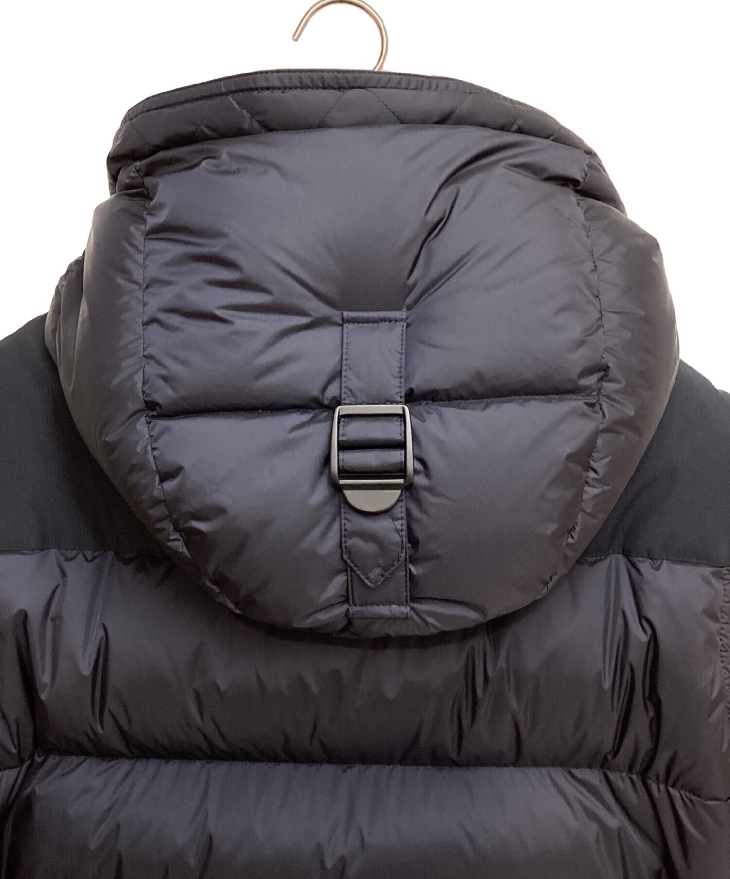 美品・現行】バーバリー 2way ロックウェル ダウン チェック 黒 M 