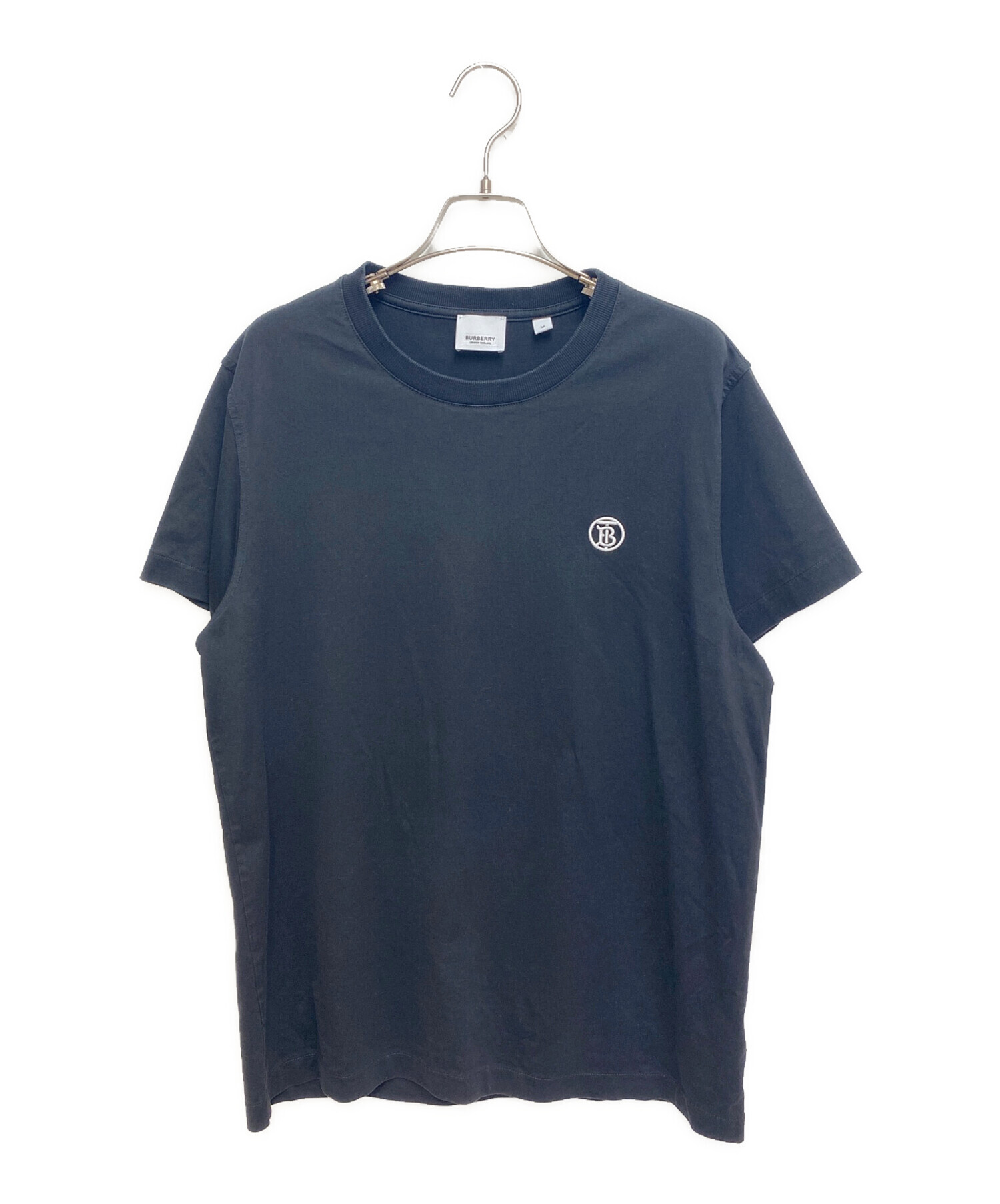 中古・古着通販】BURBERRY (バーバリー) ロゴTシャツ ブラック サイズ 