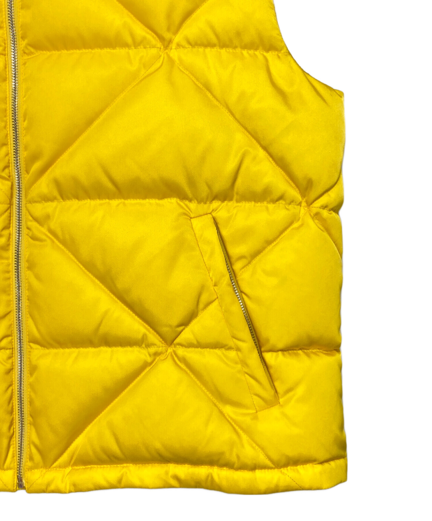 中古・古着通販】PRADA (プラダ) リナイロンダウンベスト イエロー