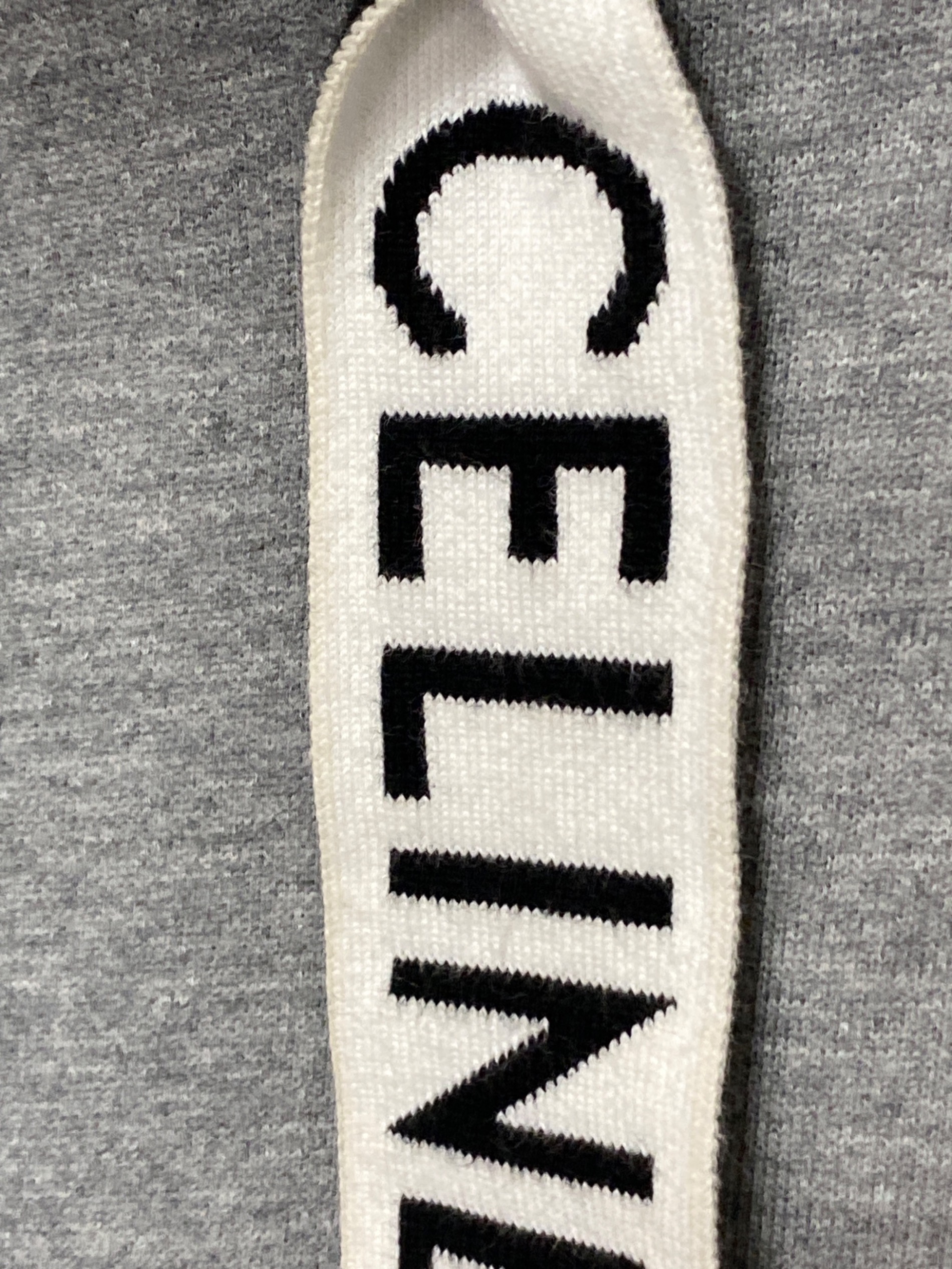 中古・古着通販】CELINE (セリーヌ) ロゴドローコードパーカー グレー 