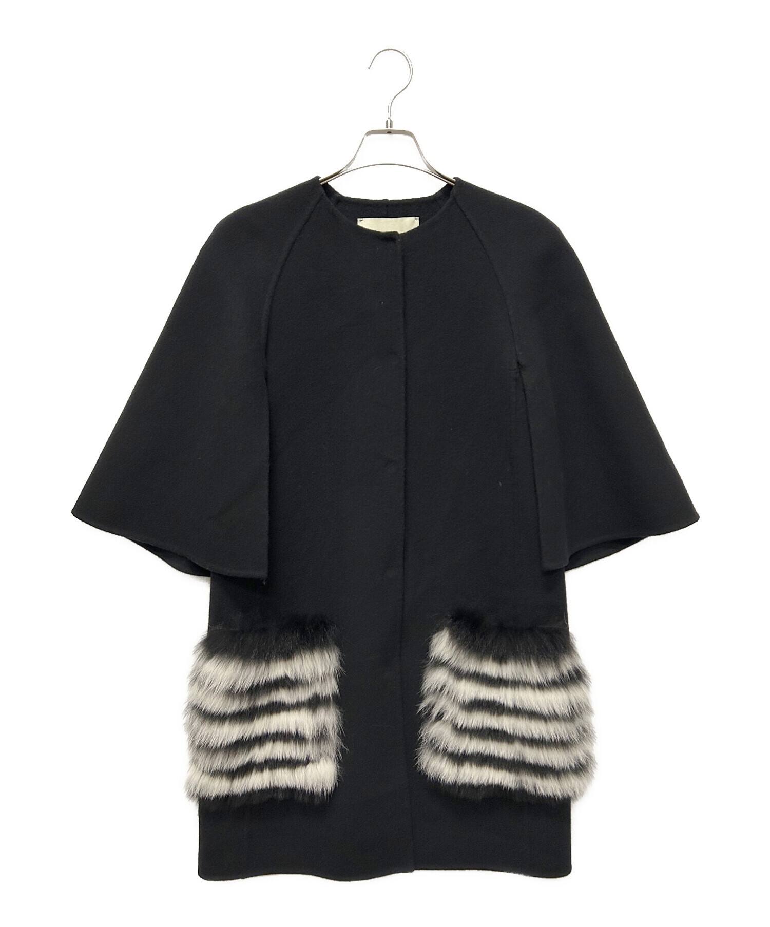 確約済み　FENDI ケープコート 楽天市場】フェンディ FENDI ケープコート 衣料品 アウター ウール