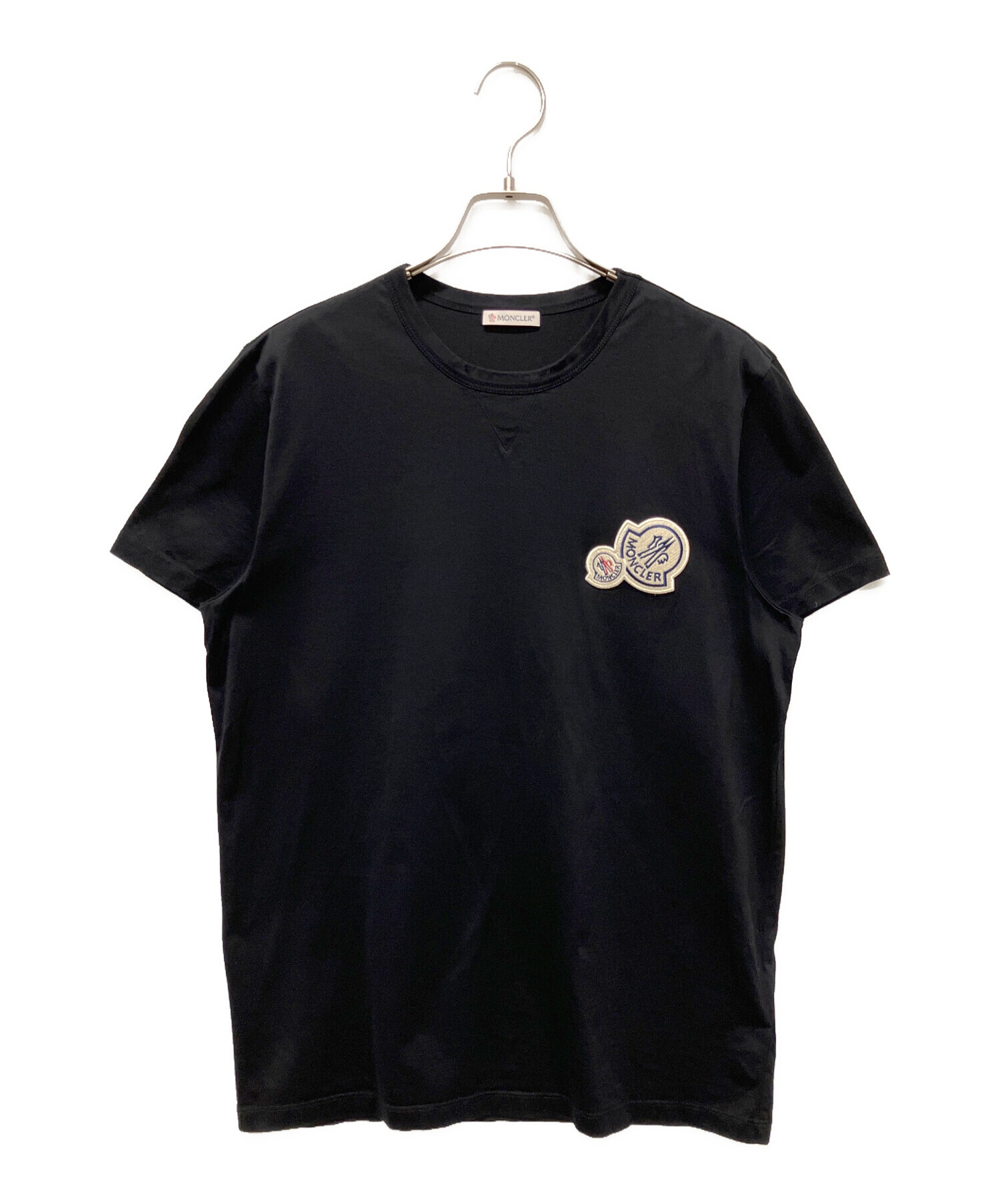 中古・古着通販MONCLER (モンクレール) ダブルワッペンロゴTシャツ