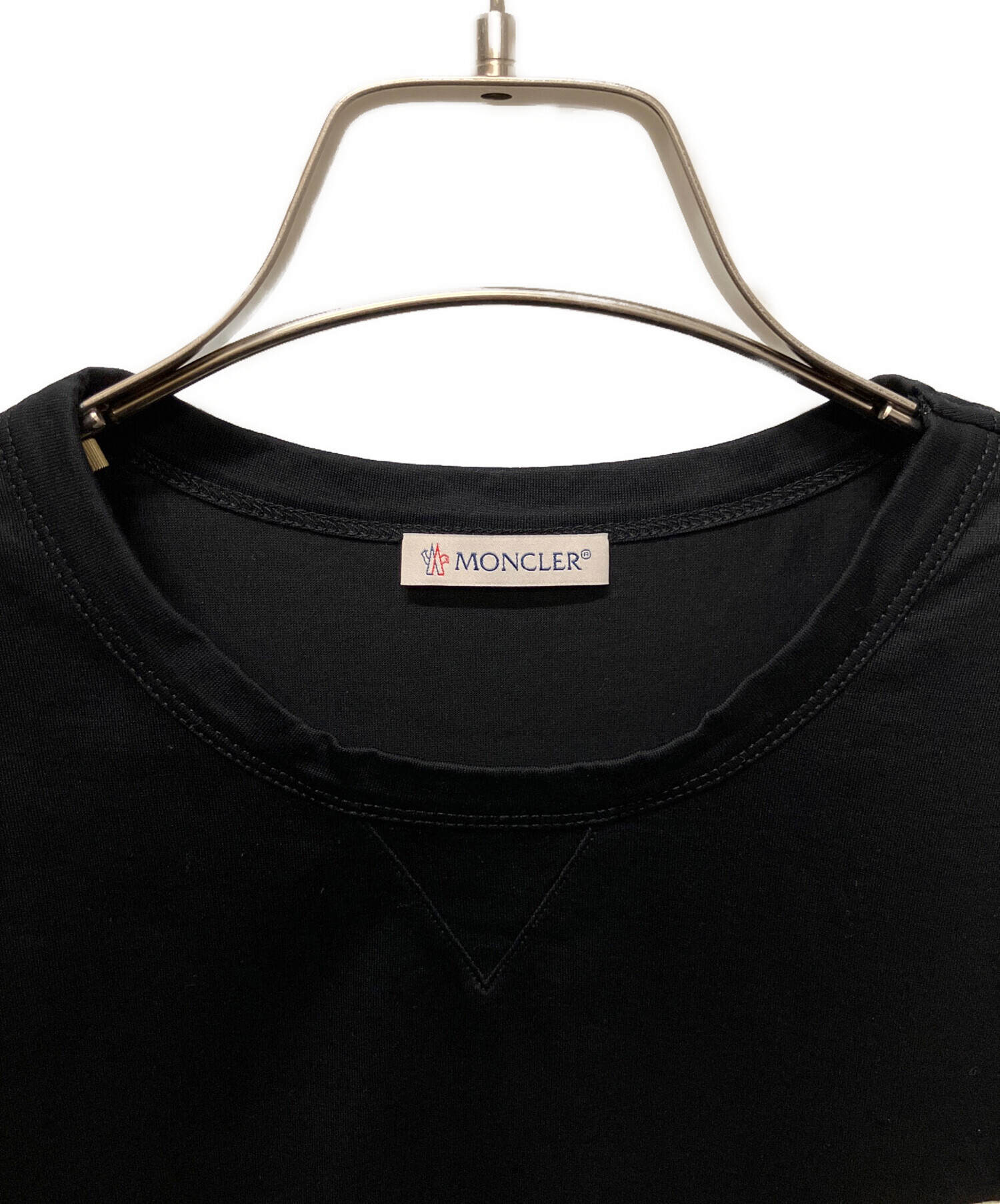 中古・古着通販】MONCLER (モンクレール) ダブルワッペンロゴTシャツ