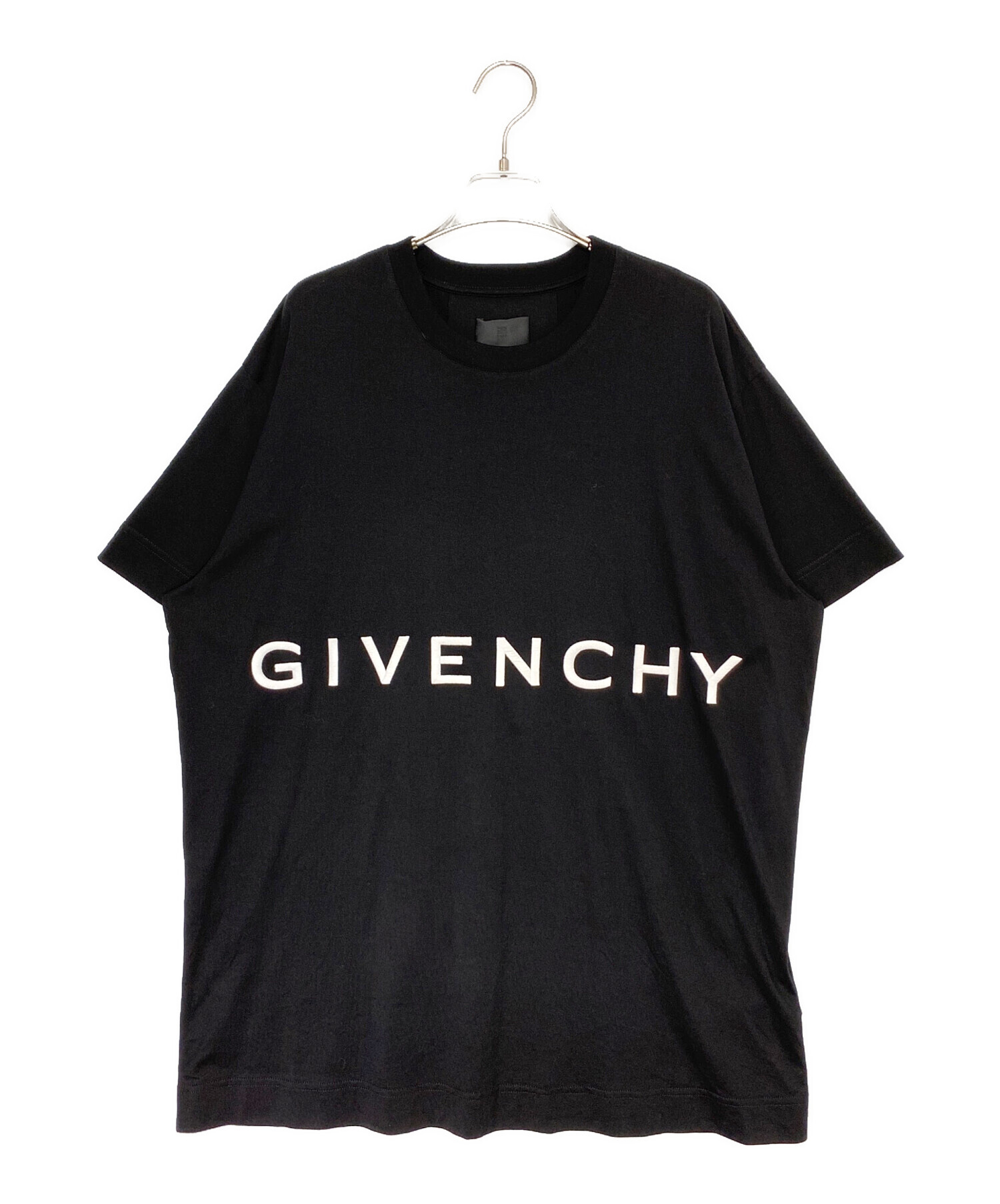 中古・古着通販】GIVENCHY (ジバンシィ) ロゴTシャツ ブラック サイズ 