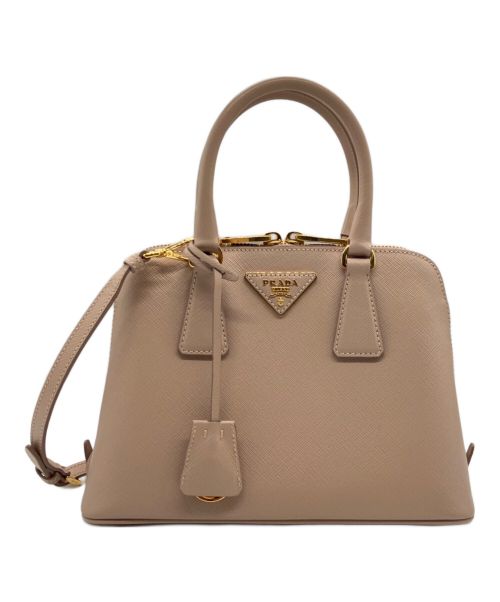 90s〜00s 未使用級 PRADA ハンドバッグ　テスート　サフィアーノ 中古・古着通販】PRADA (プラダ) サフィアーノラクス 2WAYハンドバッグ