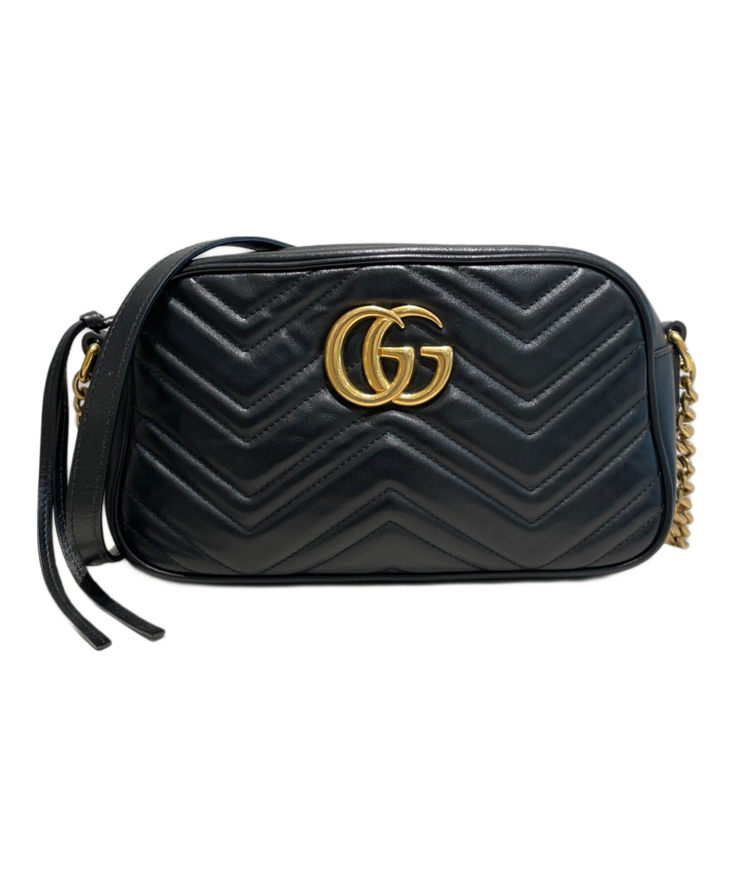 中古・古着通販】GUCCI (グッチ) GGマーモント ブラック｜ブランド