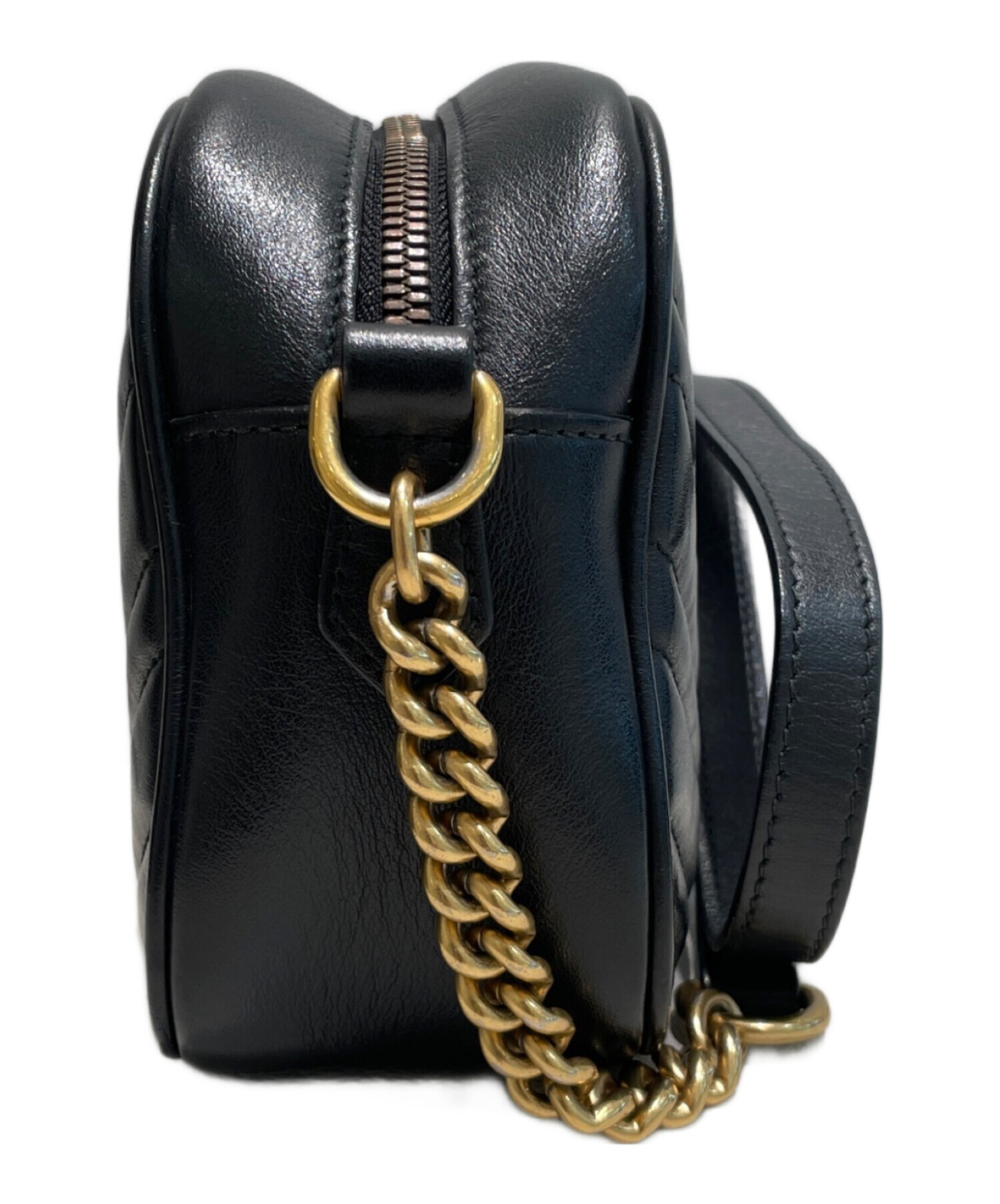中古・古着通販】GUCCI (グッチ) GGマーモント ブラック｜ブランド