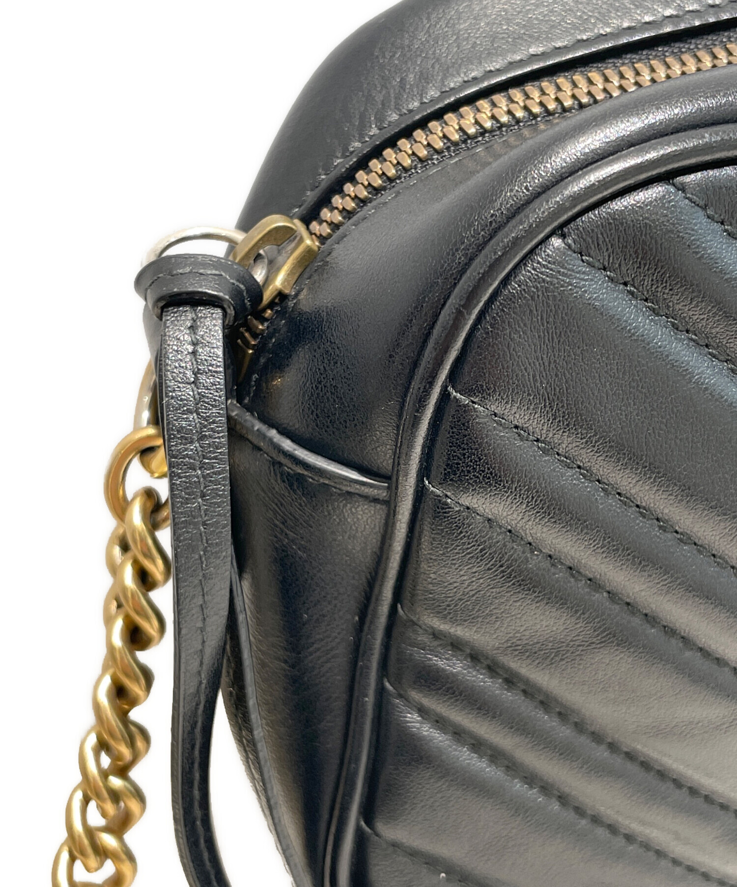 中古・古着通販】GUCCI (グッチ) GGマーモント ブラック｜ブランド